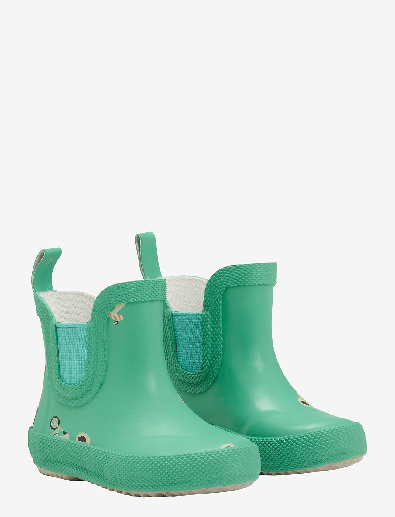 CeLaVi - Wellies short - AOP - unlined rubberboots - green spruce - 0