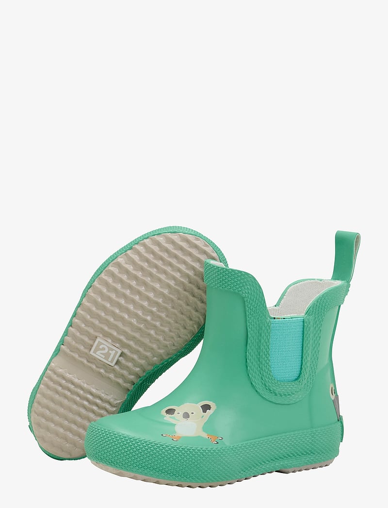 CeLaVi - Wellies short - AOP - gummistøvler uden for - green spruce - 2