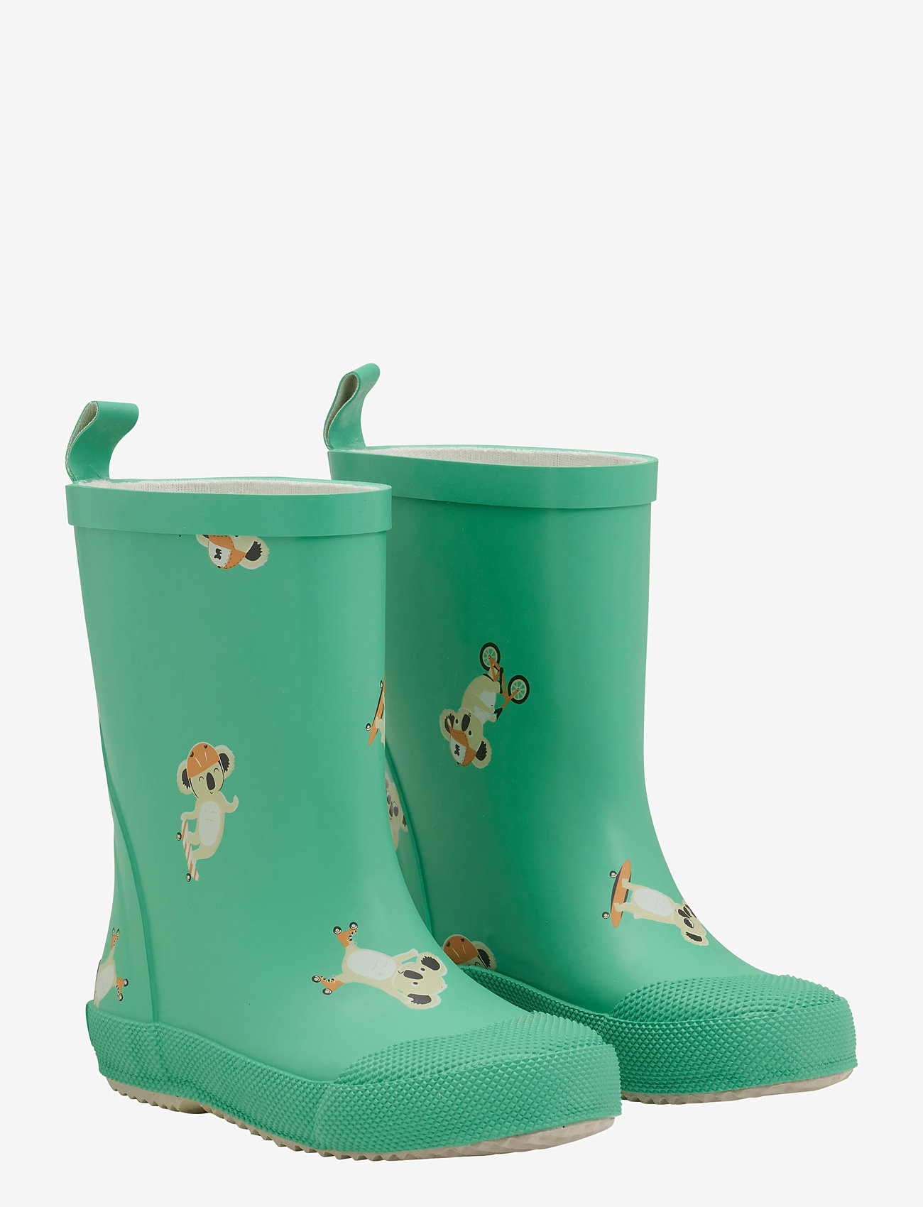 CeLaVi - Wellies w. AOP - voodrita kummikud - green spruce - 0