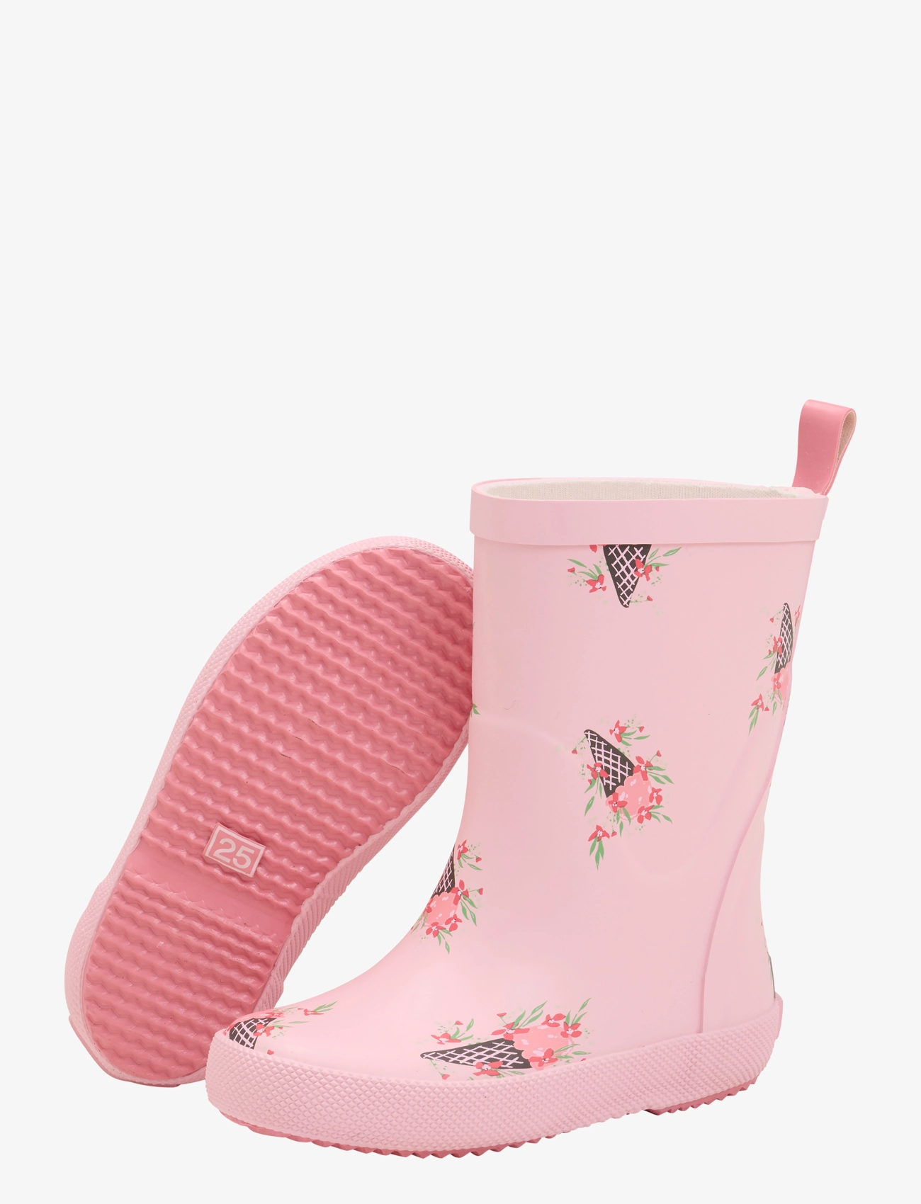 CeLaVi - Wellies w. AOP - peach blossom - 2