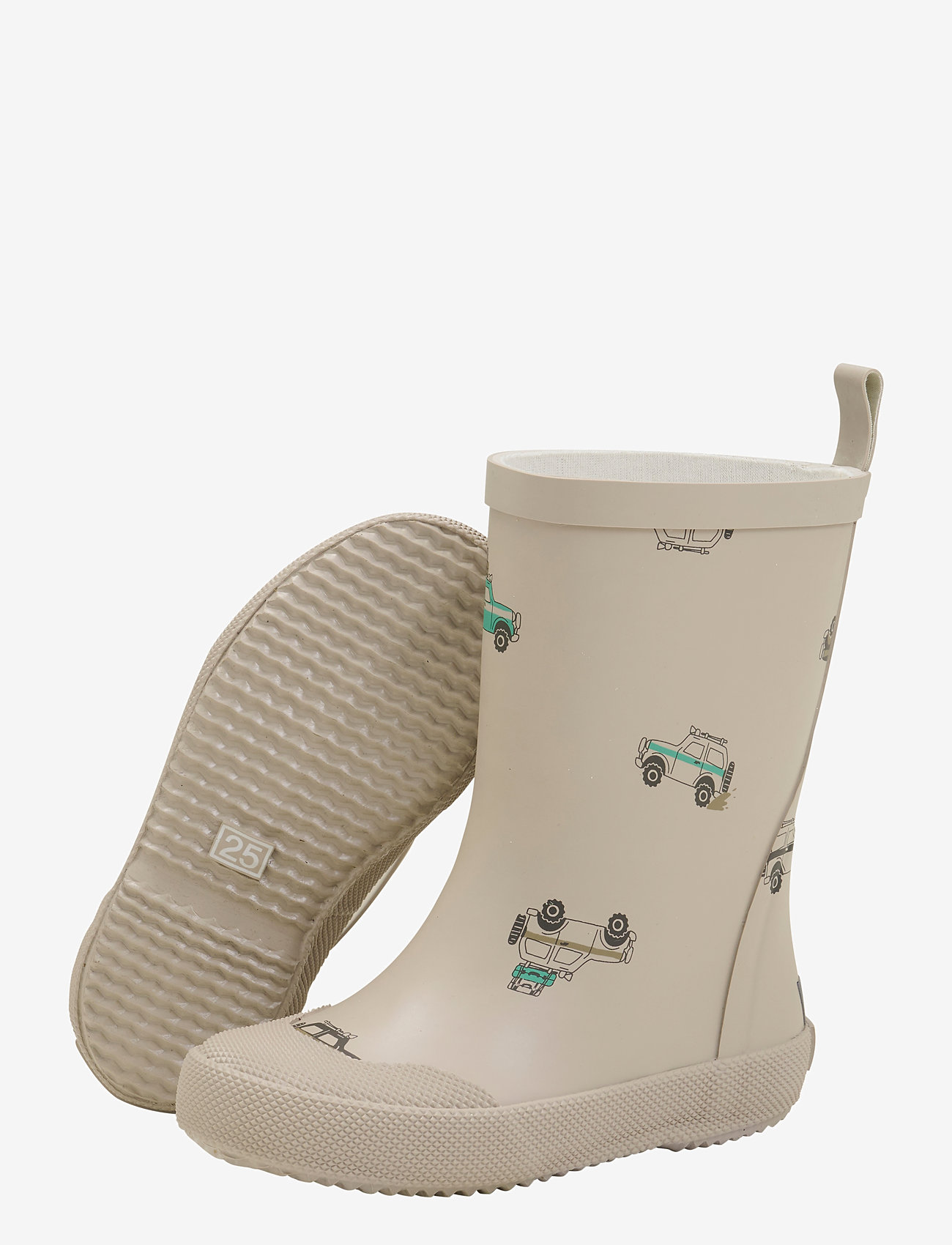 CeLaVi - Wellies w. AOP - ungefütterte gummistiefel - white pepper - 2