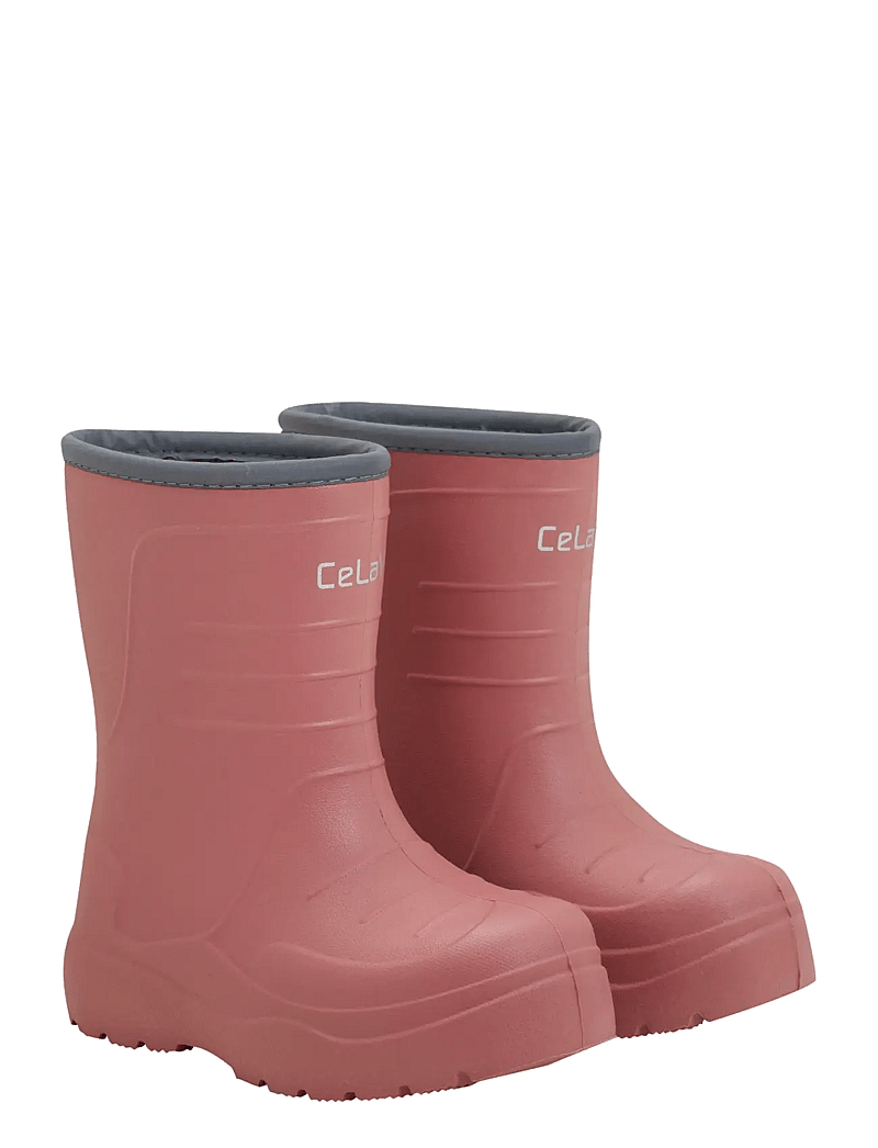 CeLaVi - Thermal Wellies - Embossed - gummistøvler med for - brick dust - 0