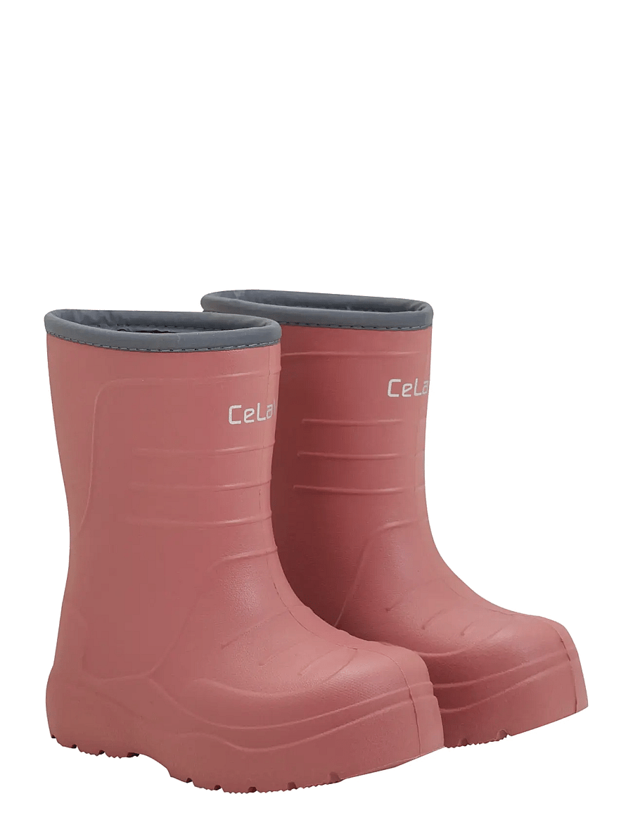 CeLaVi - Thermal Wellies - Embossed - gefütterte gummistiefel - brick dust - 0