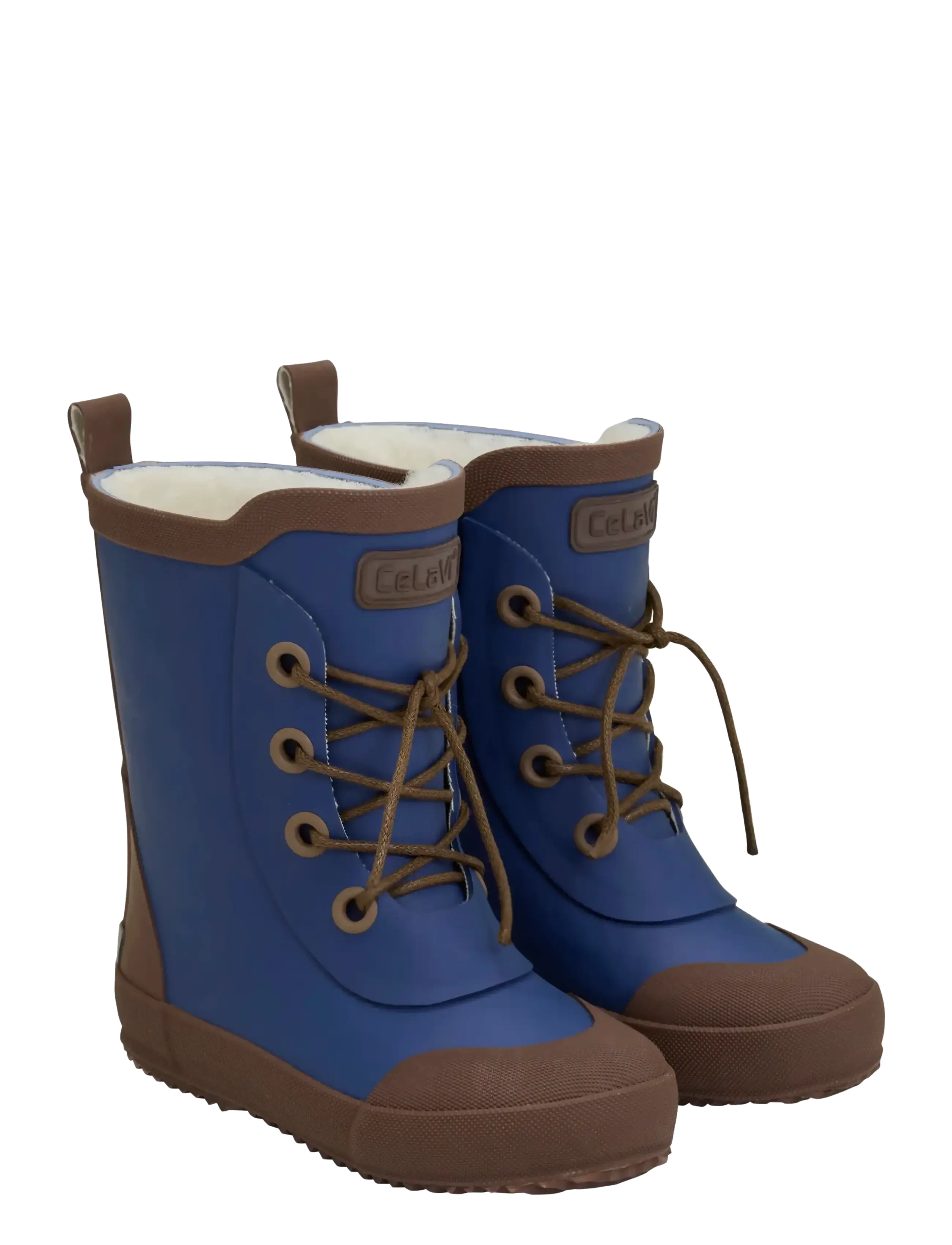 CeLaVi Thermal Wellies W. Wool Lining, 32, Rubberboots, Blau - High Kinder