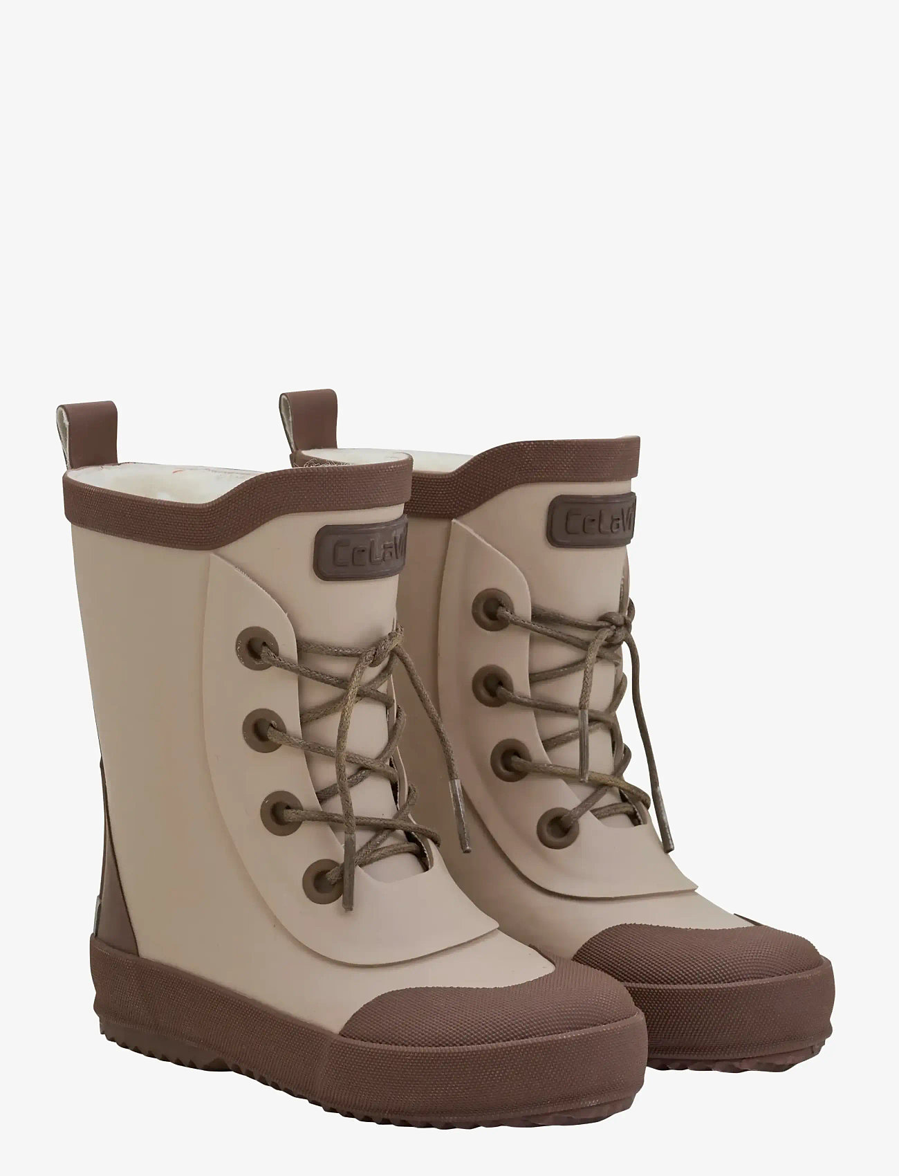 CeLaVi - Thermal Wellies w. wool lining - voodriga kummikud - white pepper - 0