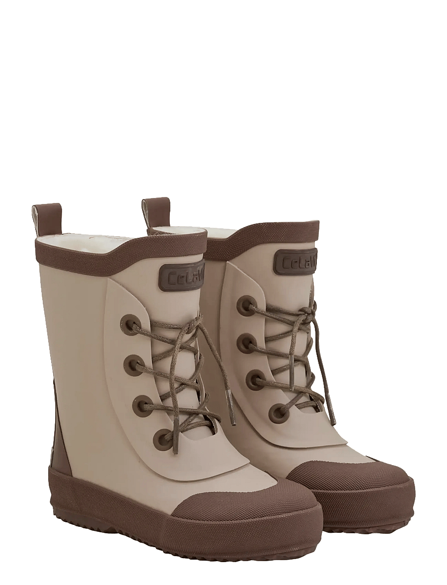 CeLaVi - Thermal Wellies w. wool lining - fodrade gummistövlar - white pepper - 0