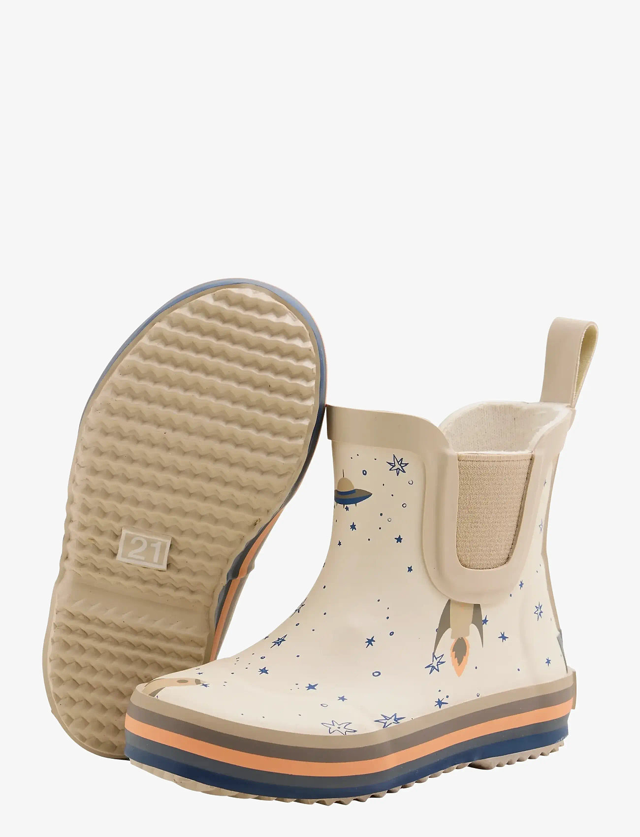 CeLaVi - Wellies short - w. Badges - gummistøvler uden for - flint stone - 2