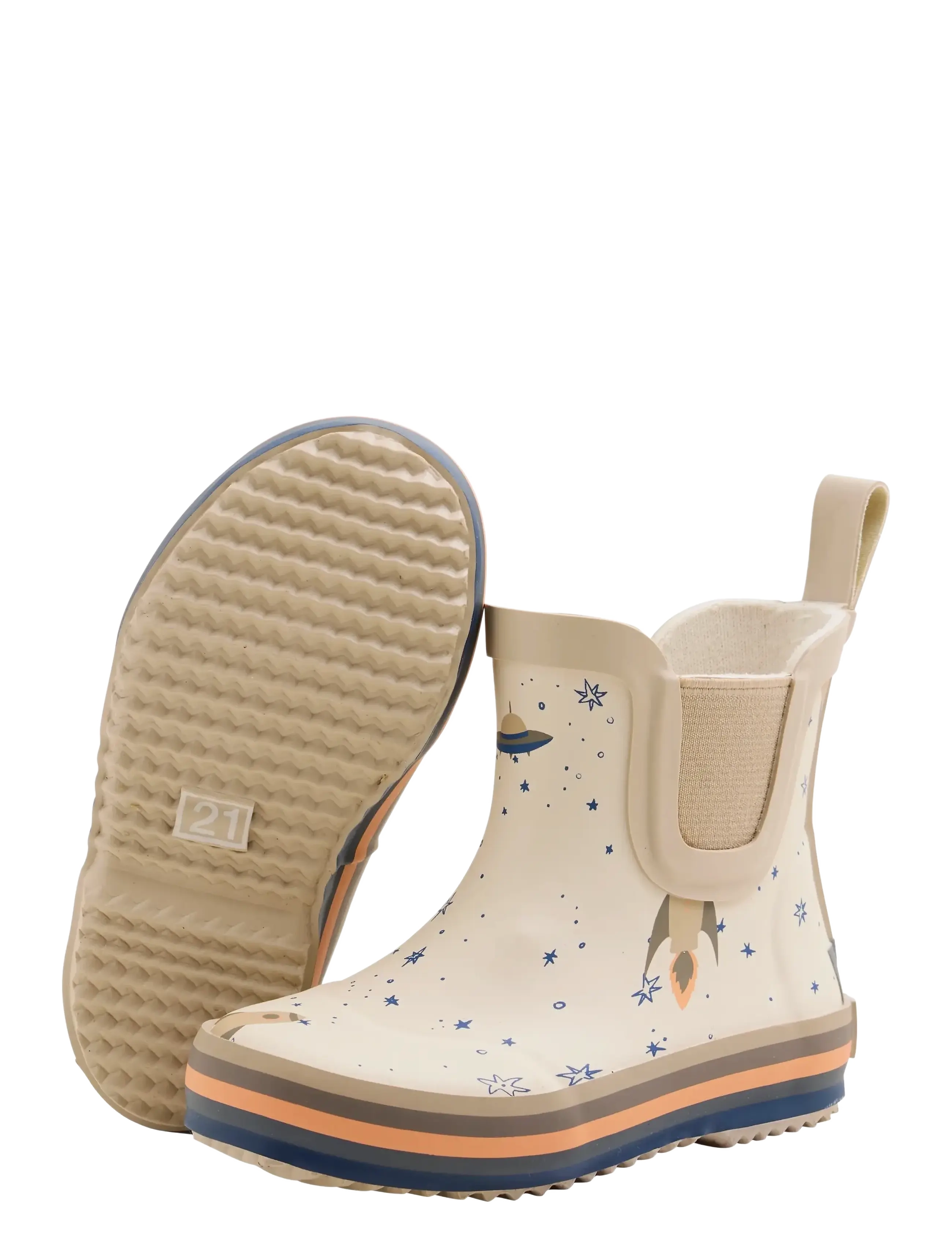 CeLaVi - Wellies short - w. Badges - Ófóðruð gúmmístígvél - flint stone - 2