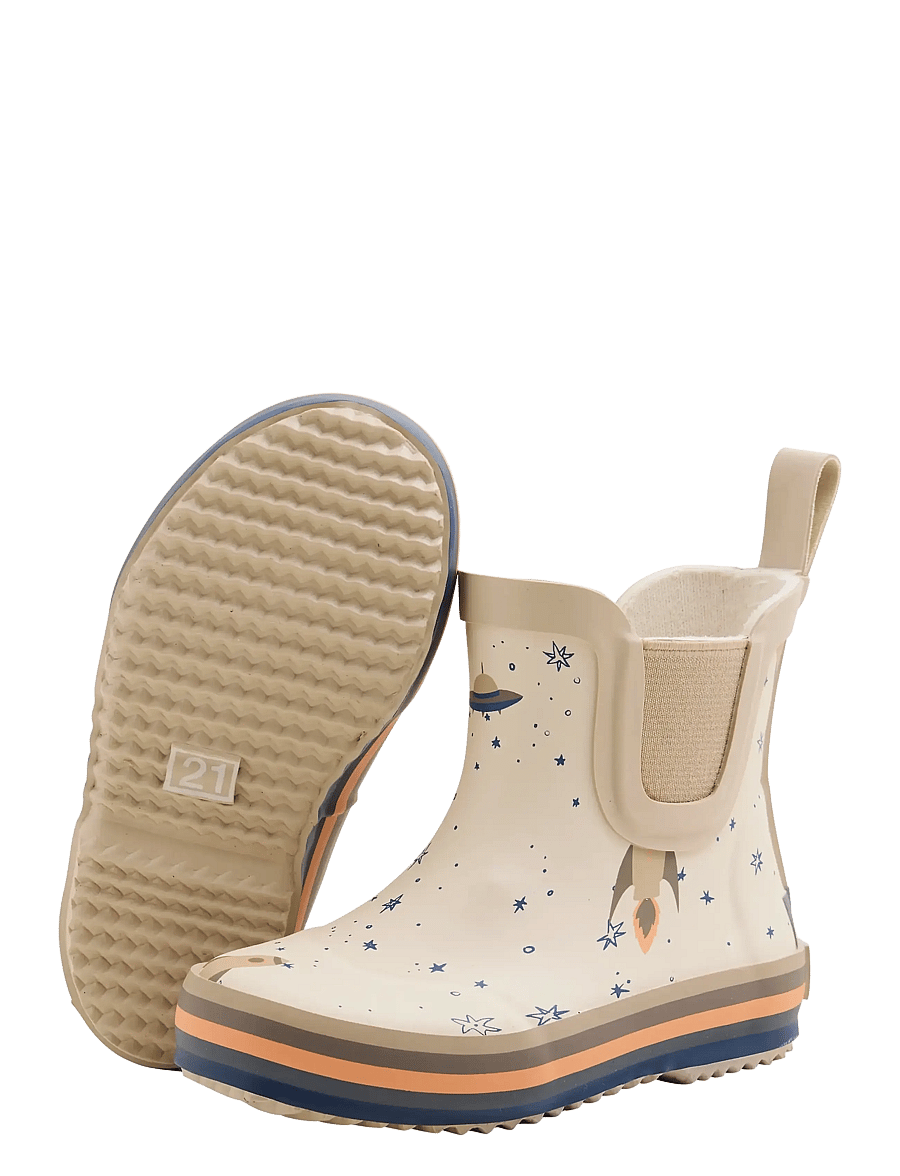 CeLaVi - Wellies short - w. Badges - Ófóðruð gúmmístígvél - flint stone - 2