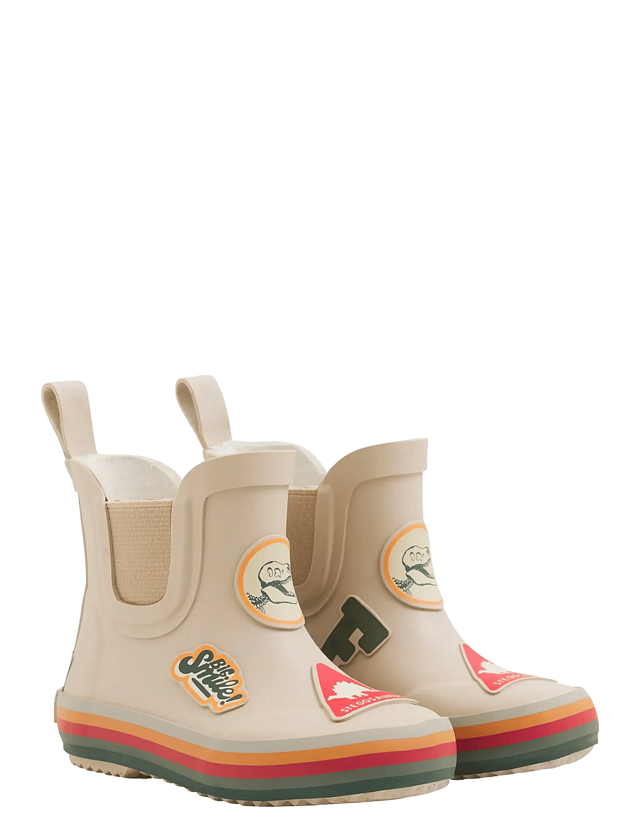 CeLaVi - Wellies short - w. Badges - vuorittomat kumisaappaat - mulled basil - 0