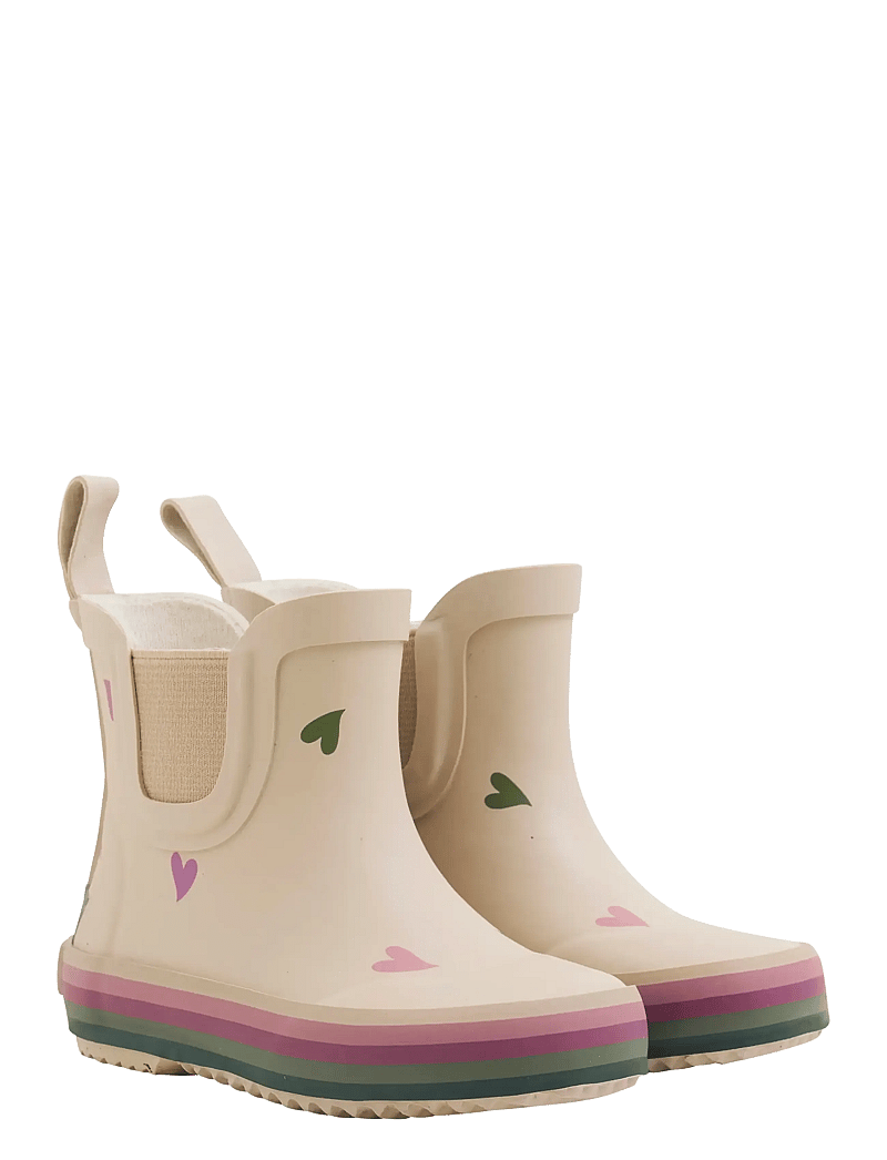 CeLaVi - Wellies short - w. Badges - guminiai batai be pamušalo - white pepper - 0