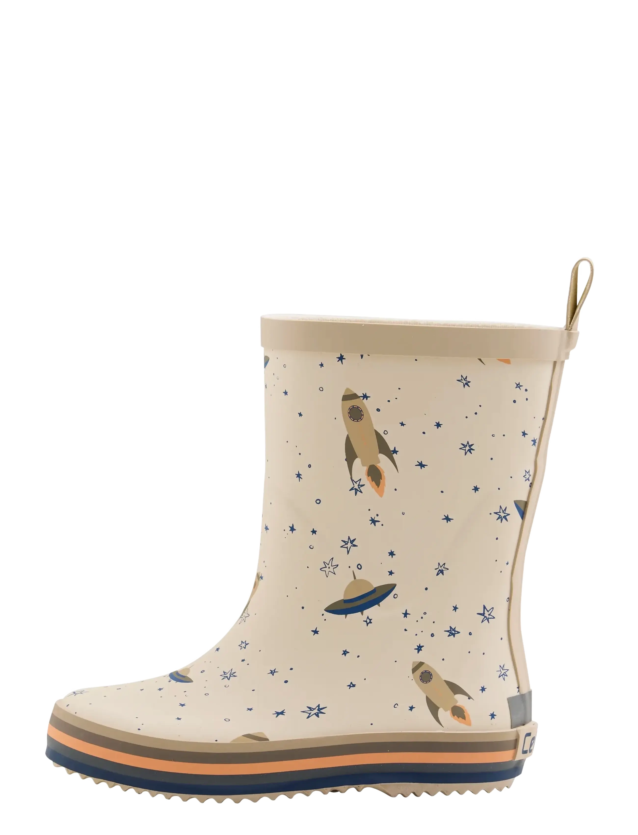 CeLaVi - Wellies w. Badges - unlined rubberboots - flint stone - 1