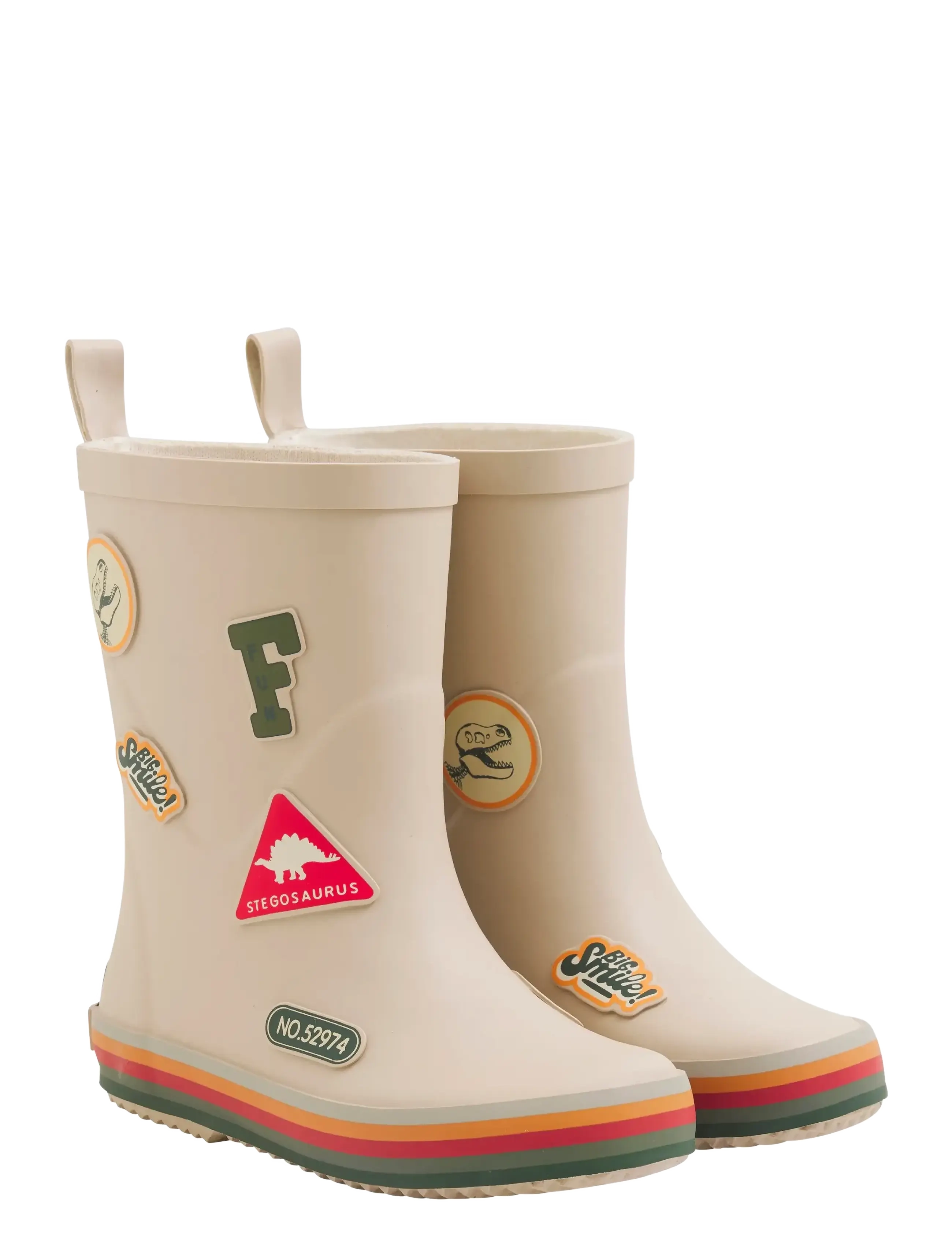 CeLaVi Wellies w. Badges - CeLaVi - MULLED BASIL / beige