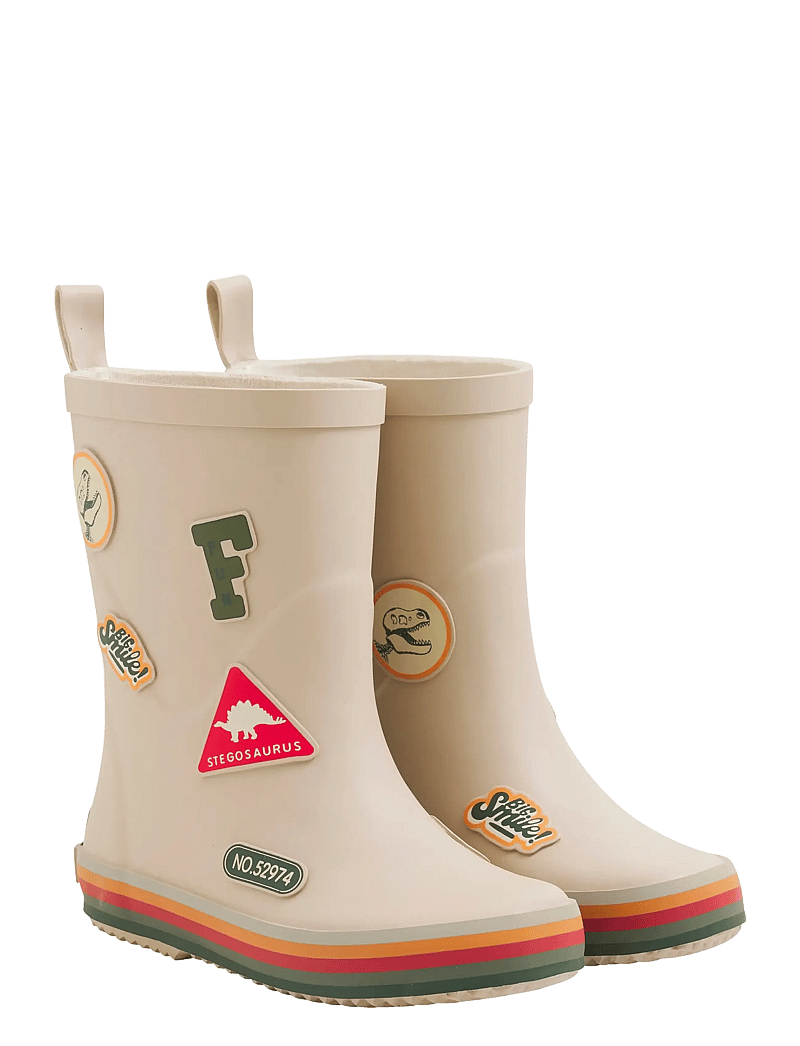 CeLaVi - Wellies w. Badges - gummistøvler uden for - mulled basil - 0