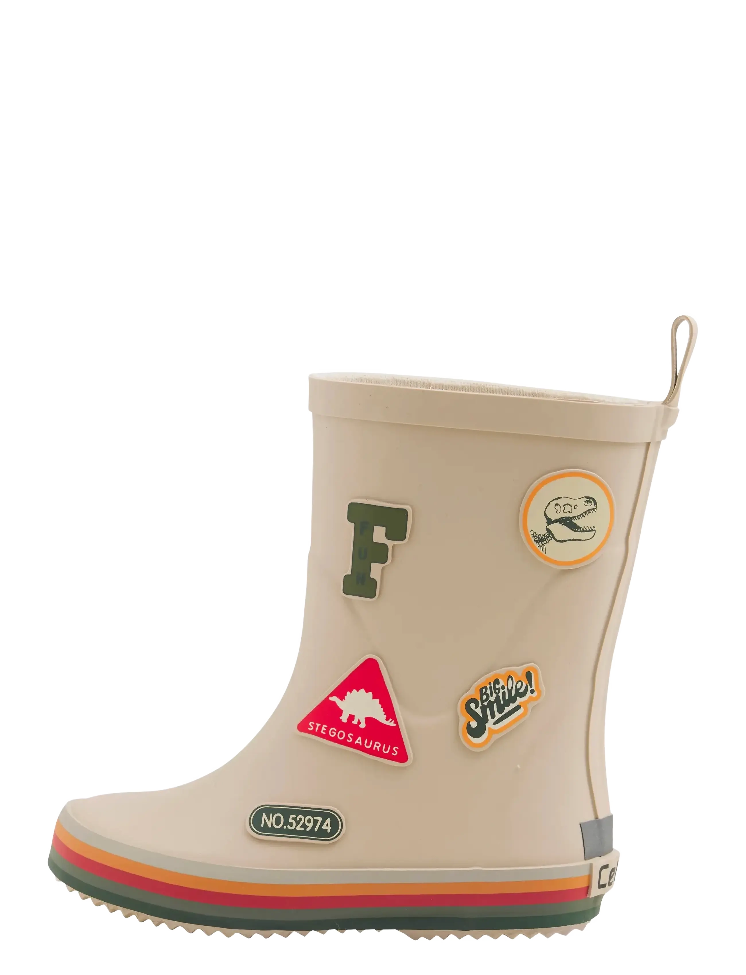 CeLaVi - Wellies w. Badges - unlined rubberboots - mulled basil - 1