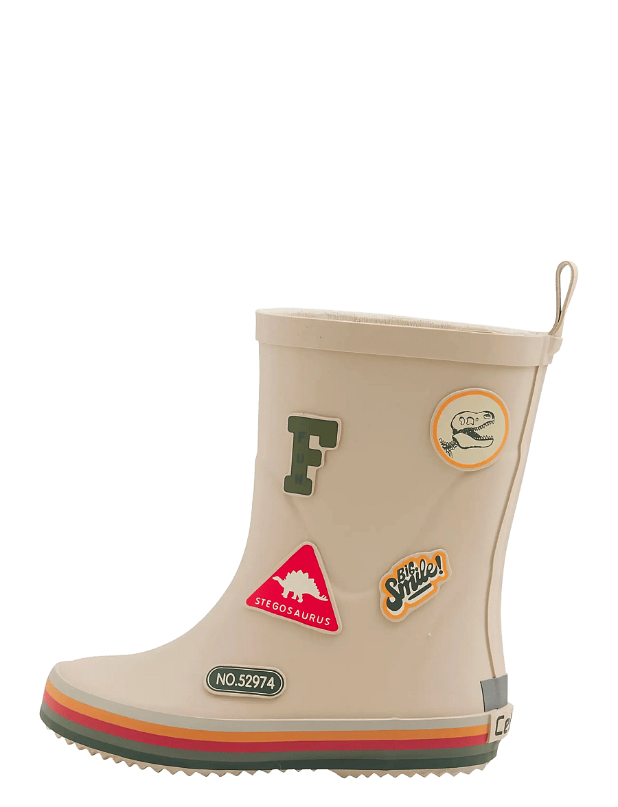 CeLaVi - Wellies w. Badges - gummistøvler uden for - mulled basil - 1