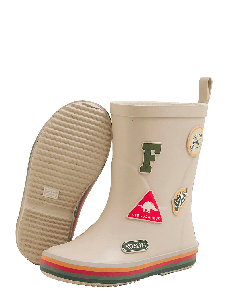 CeLaVi - Wellies w. Badges - gummistøvler uden for - mulled basil - 2