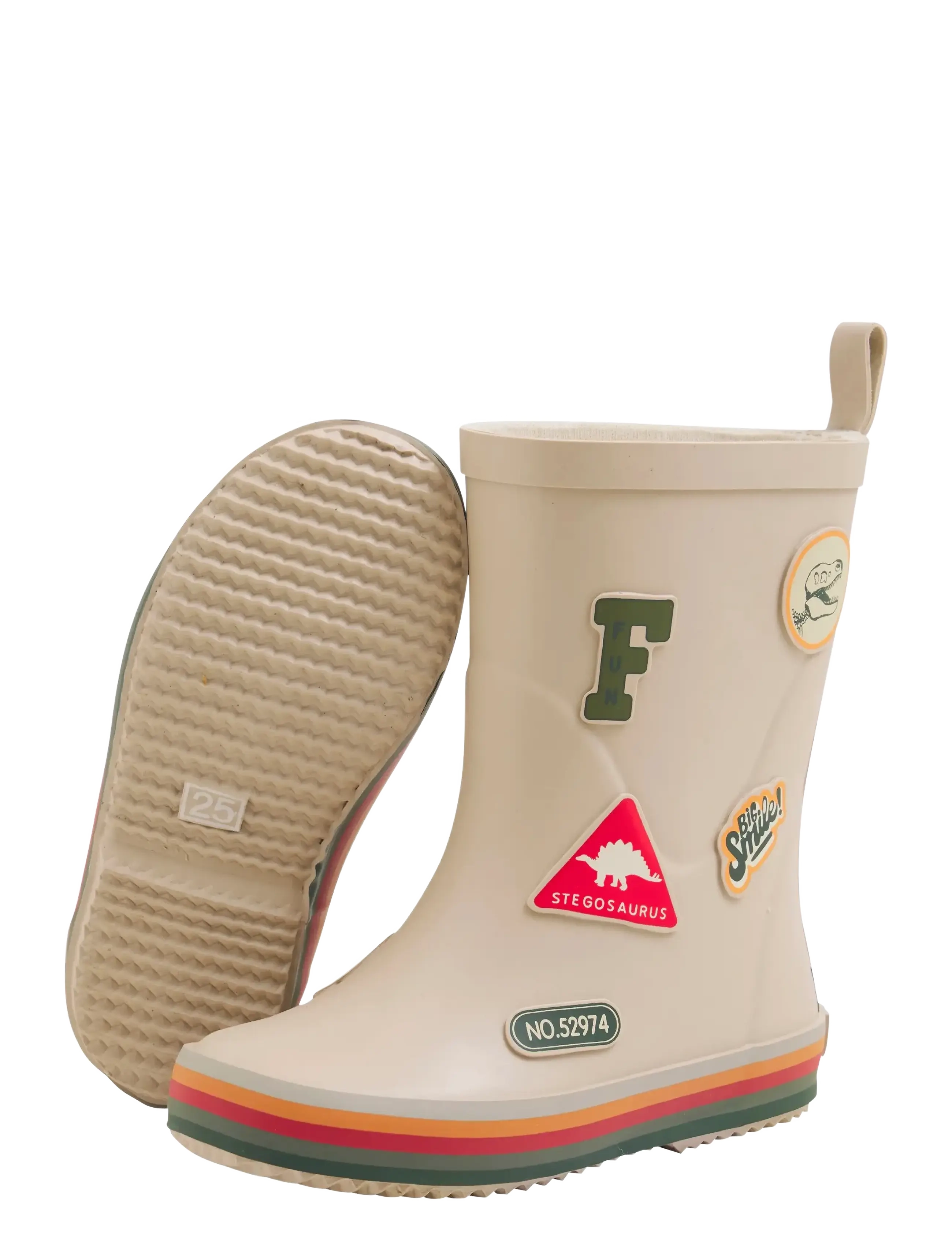 CeLaVi - Wellies w. Badges - unlined rubberboots - mulled basil - 2