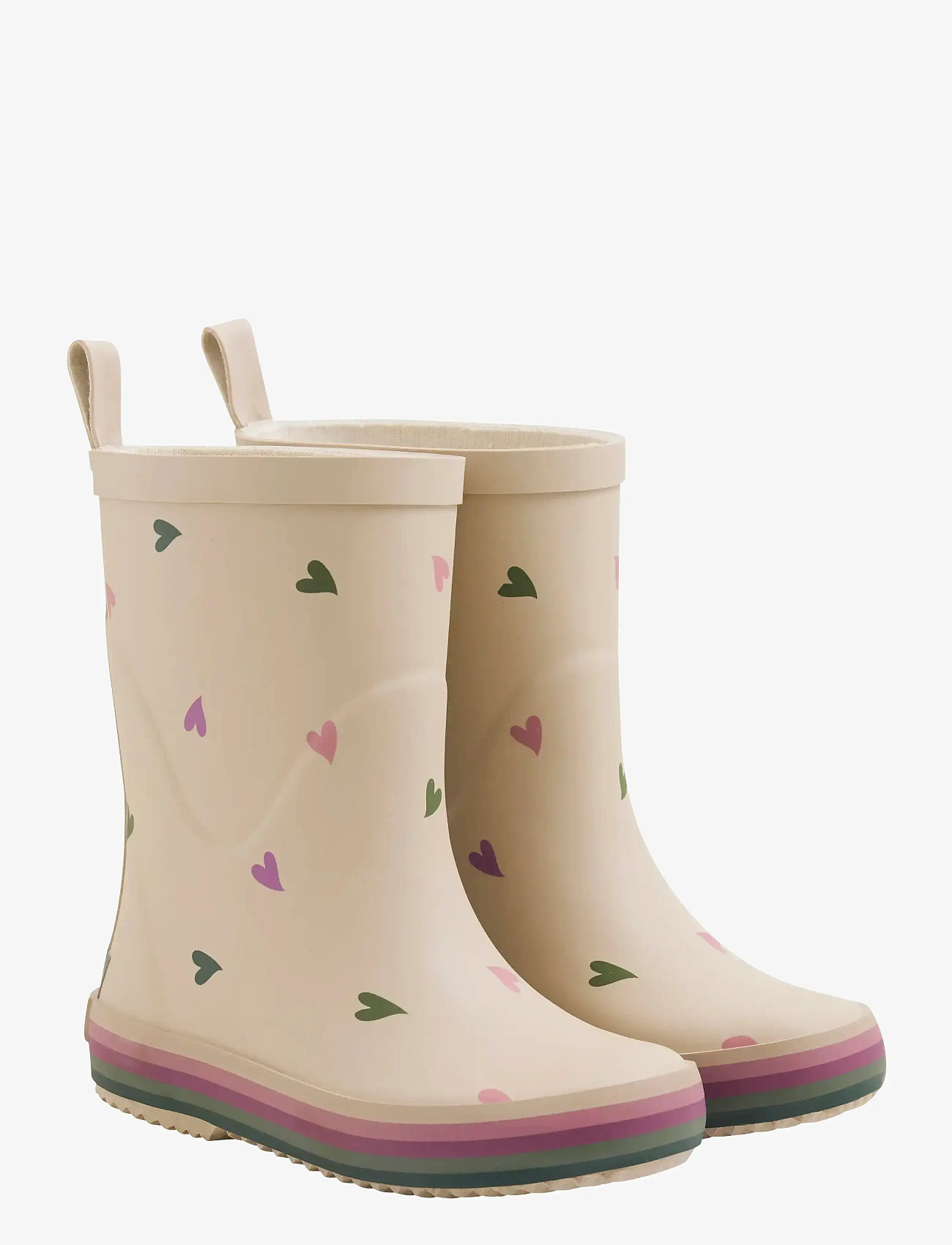 CeLaVi - Wellies w. Badges - gummistøvler uden for - white pepper - 1