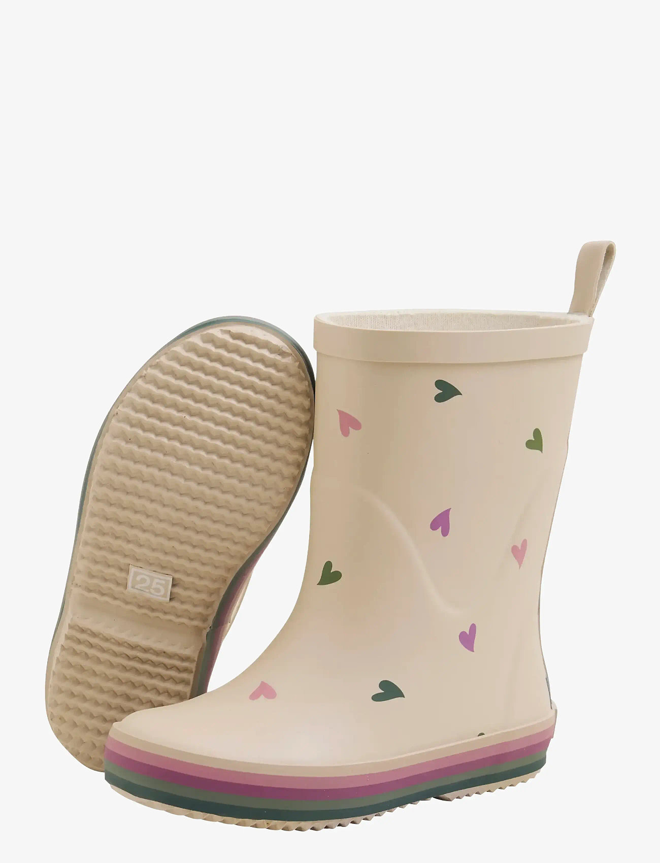 CeLaVi - Wellies w. Badges - gummistøvler uden for - white pepper - 3