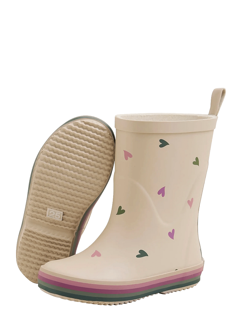 CeLaVi - Wellies w. Badges - gummistøvler uden for - white pepper - 3
