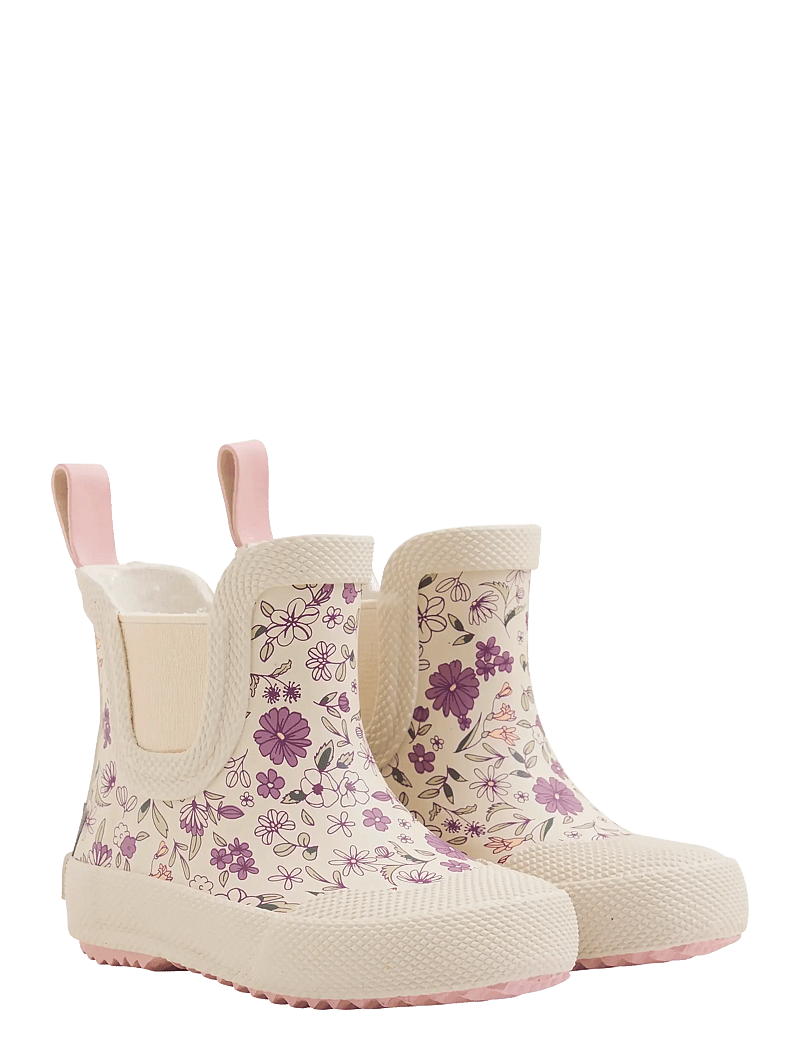 CeLaVi - Wellies short - w. AOP - gummistøvler uden for - misty rose - 0