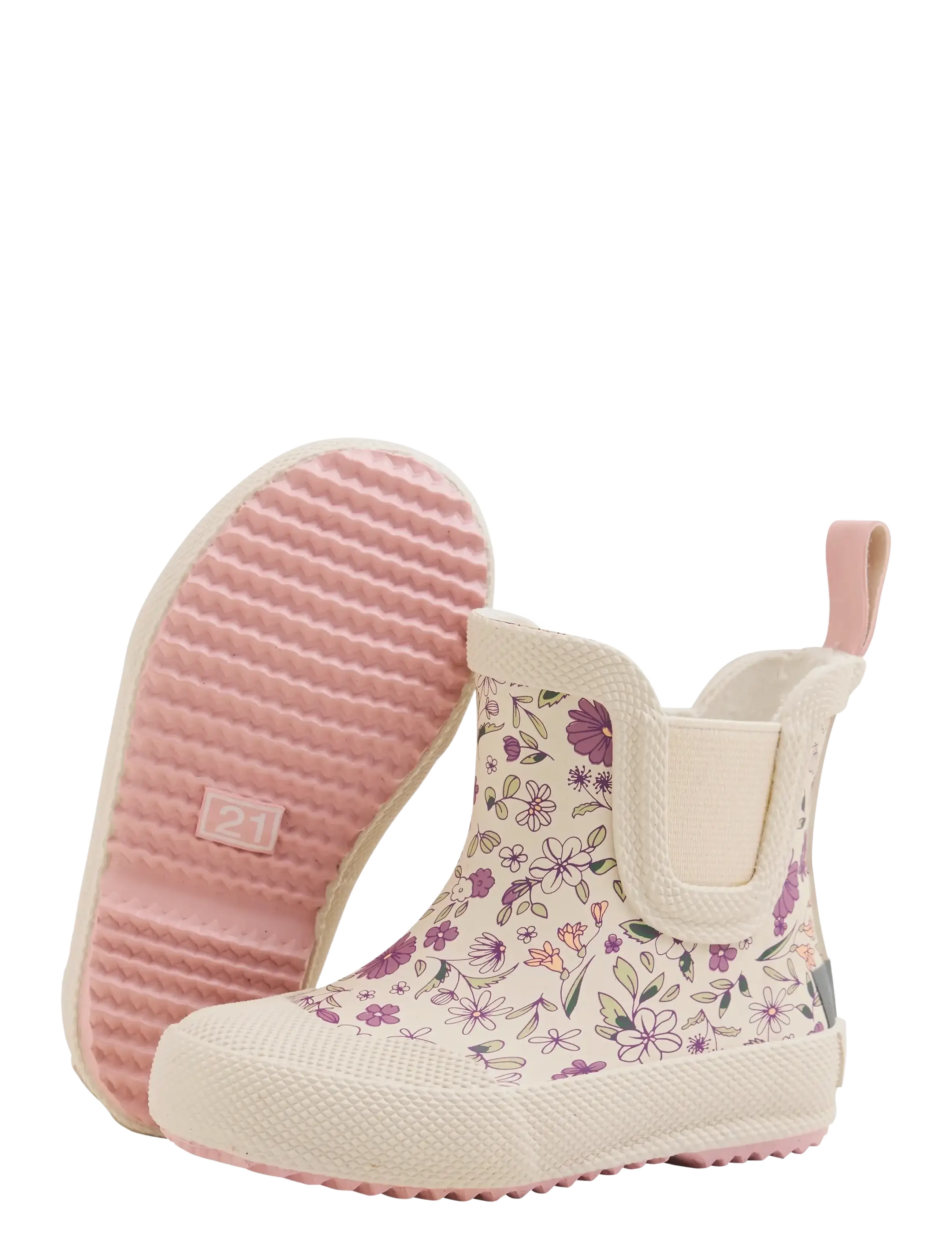 CeLaVi - Wellies short - w. AOP - ofodrade gummistövlar - misty rose - 2