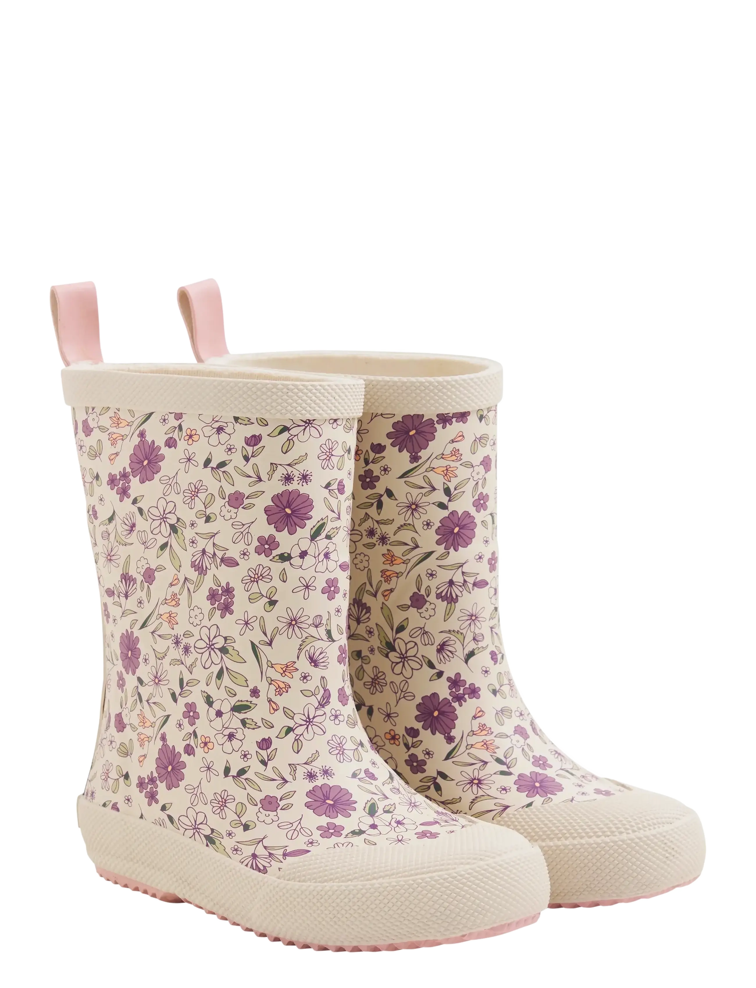 CeLaVi Wellies - w. AOP - Gummistøvler - MISTY ROSE / multi