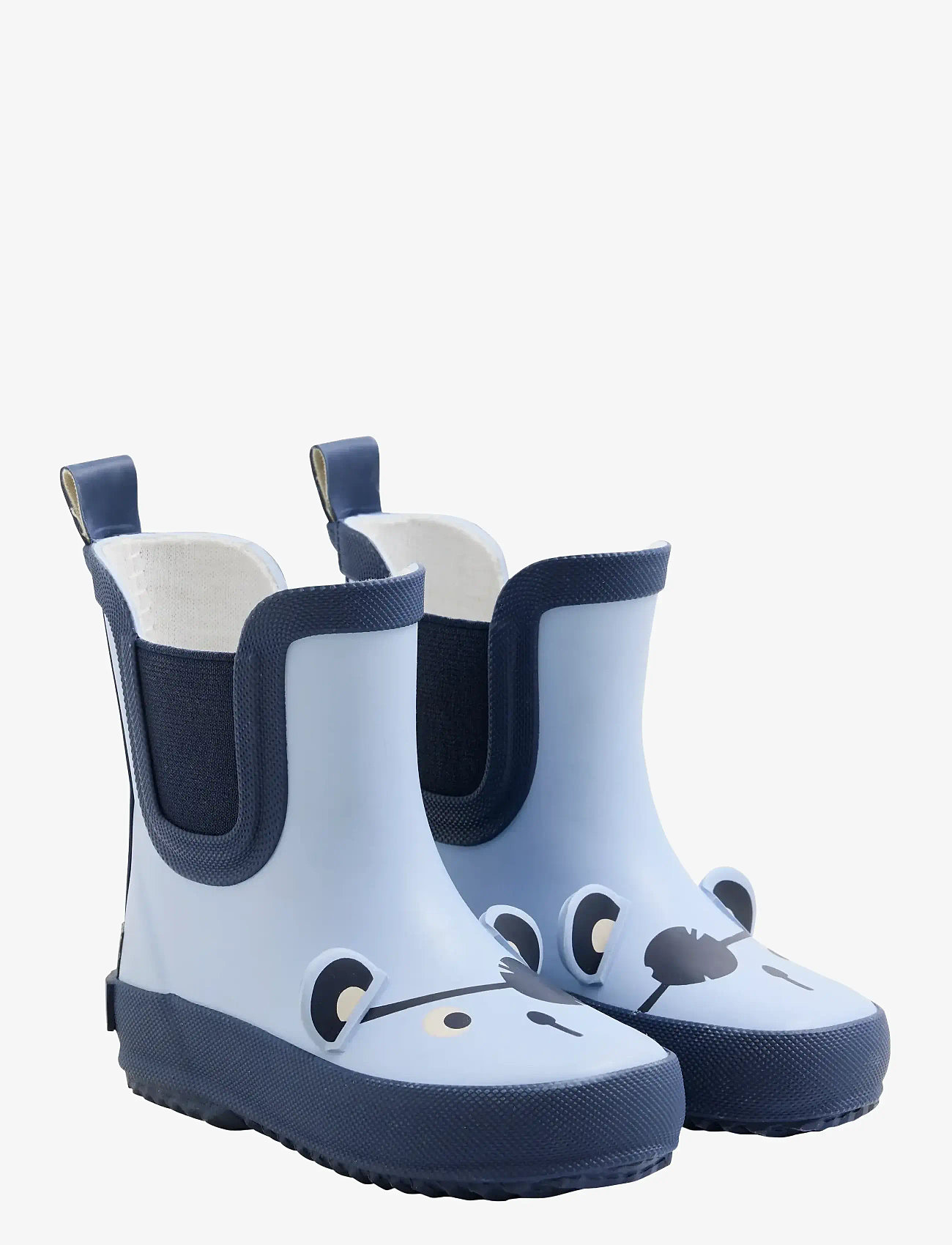 CeLaVi - Wellies short - Pirate Face 3D - unlined rubberboots - blue fog - 0
