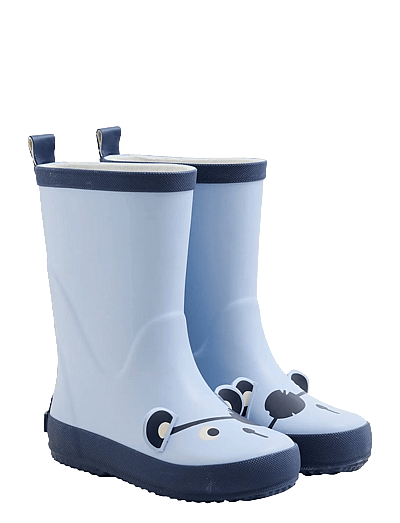 CeLaVi Wellies Pirate Face 3D - Höga gummistövlar - BLUE FOG / blue