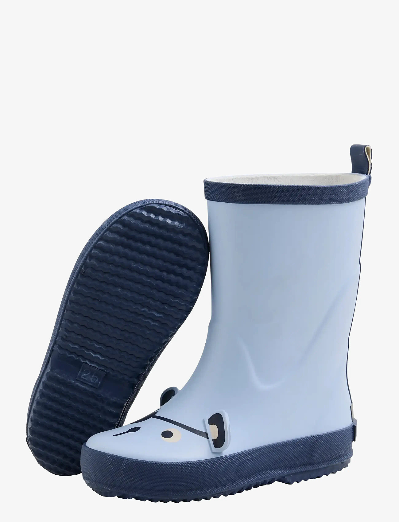 CeLaVi - Wellies Pirate Face 3D - gumowce nieocieplane - blue fog - 3