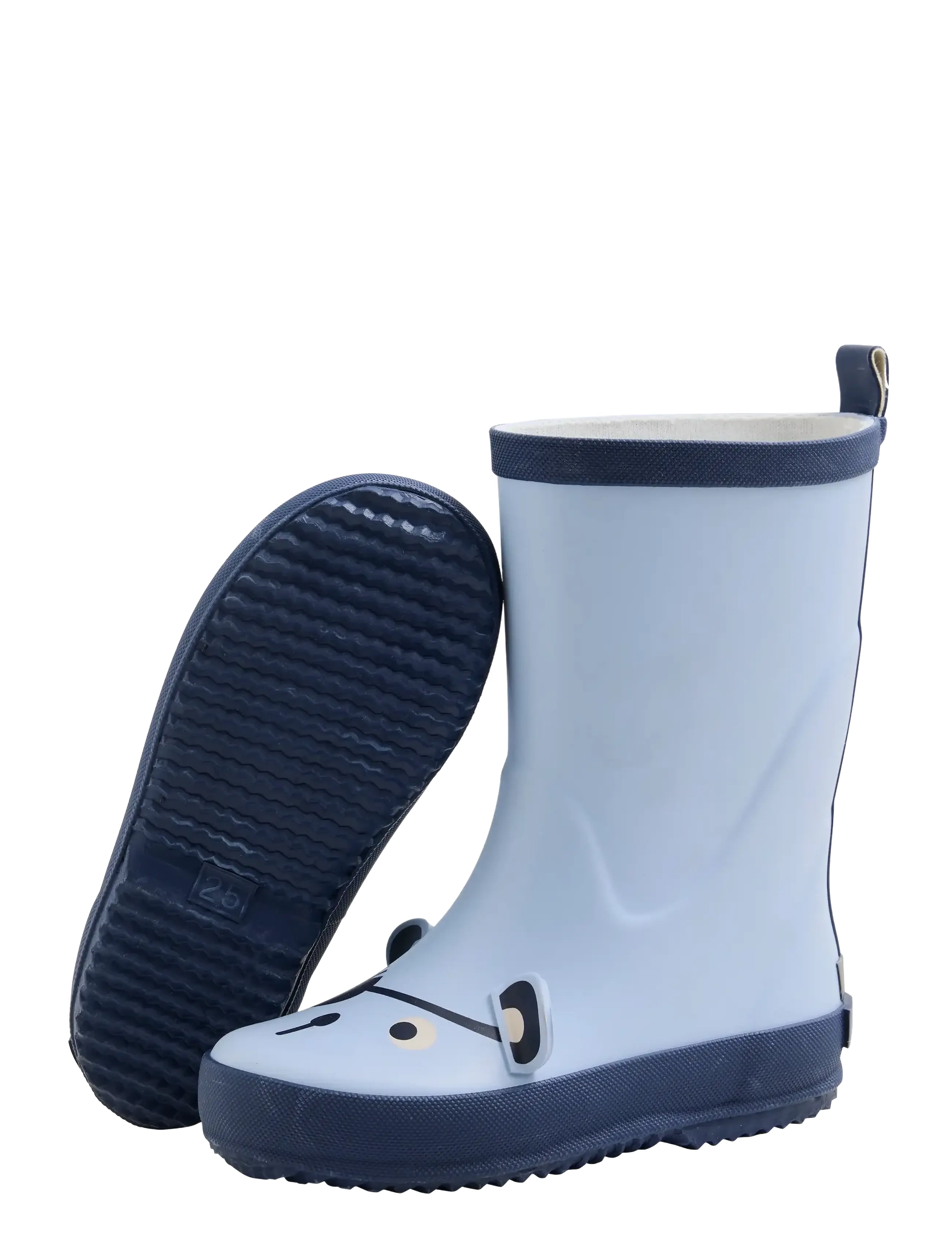 CeLaVi - Wellies Pirate Face 3D - gumowce nieocieplane - blue fog - 3