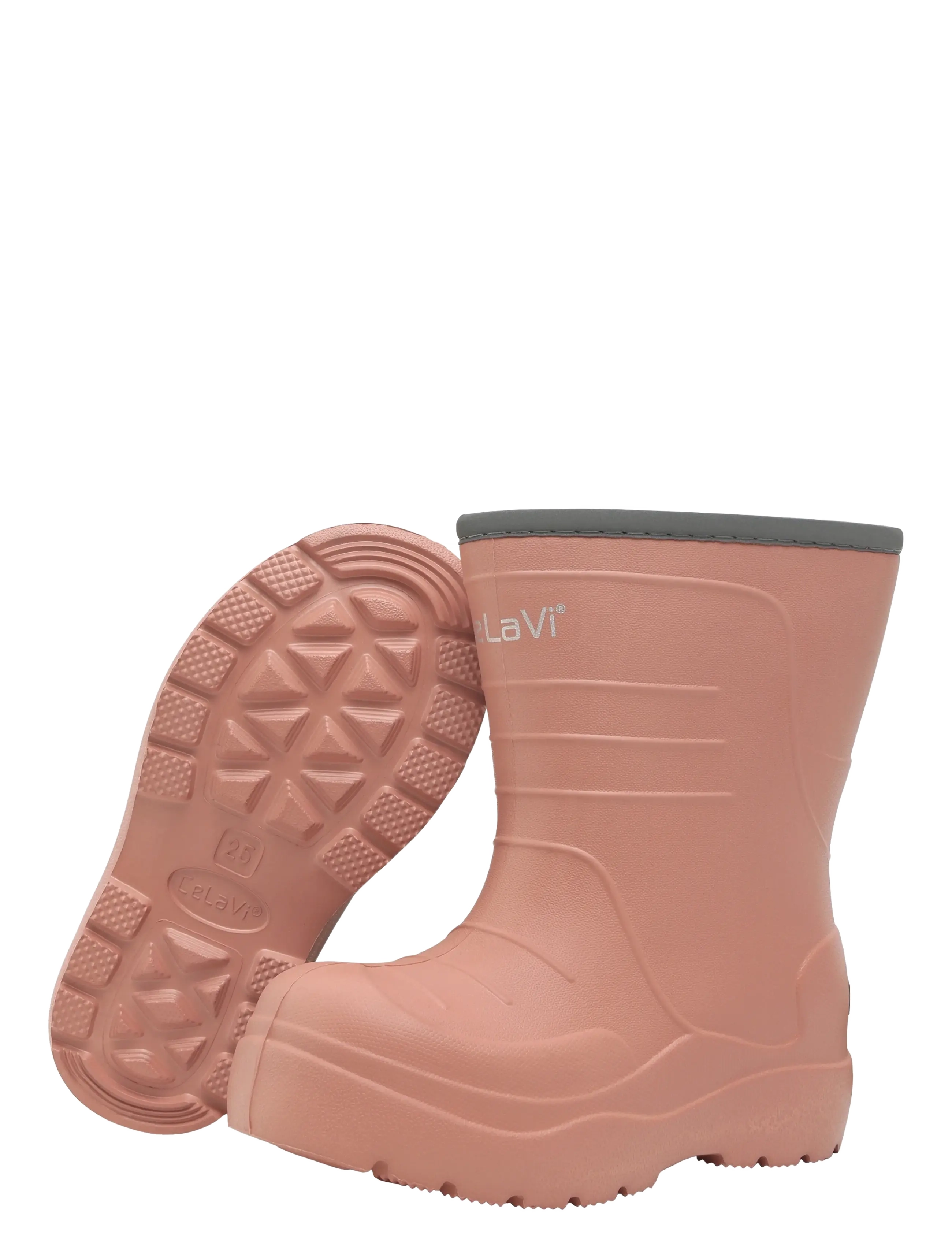 CeLaVi - Thermal Wellies - Embossed - fodrade gummistövlar - burlwood - 2