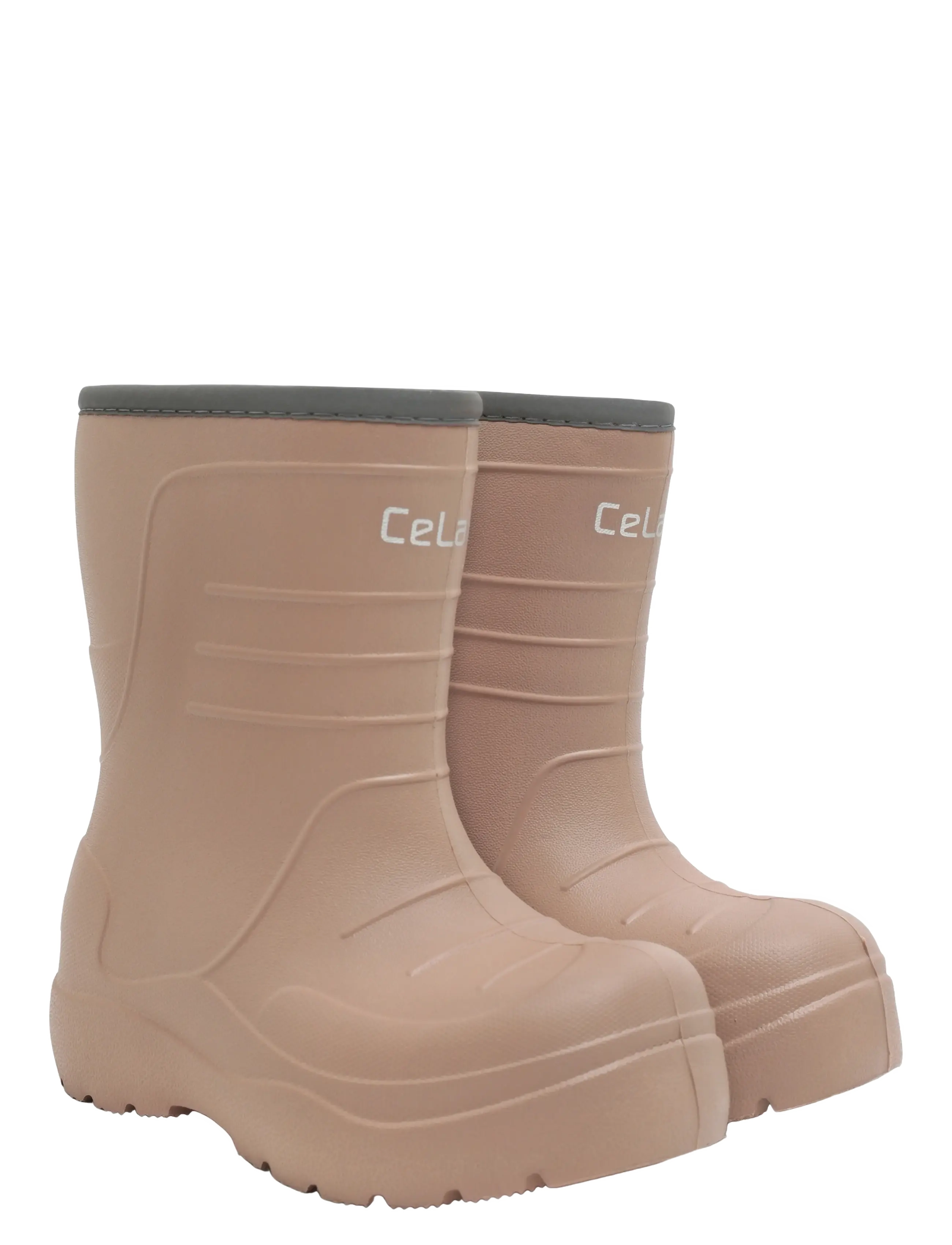 CeLaVi Thermal Wellies - Embossed - Höga gummistövlar - FUNGI / beige