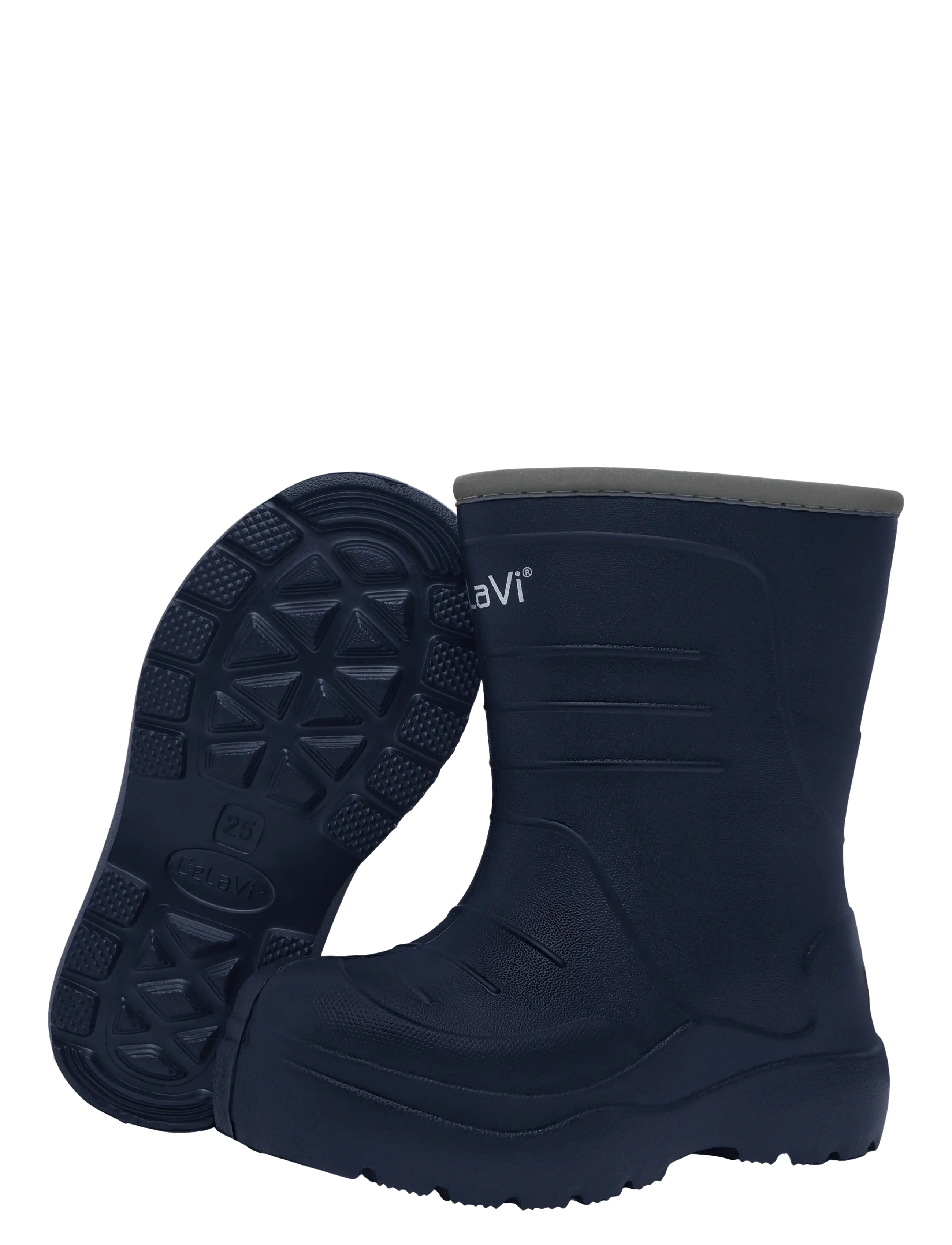 CeLaVi - Thermal Wellies - Embossed - gefütterte gummistiefel - navy - 2