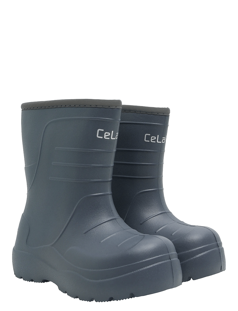CeLaVi - Thermal Wellies - Embossed - gefütterte gummistiefel - stormy weather - 0