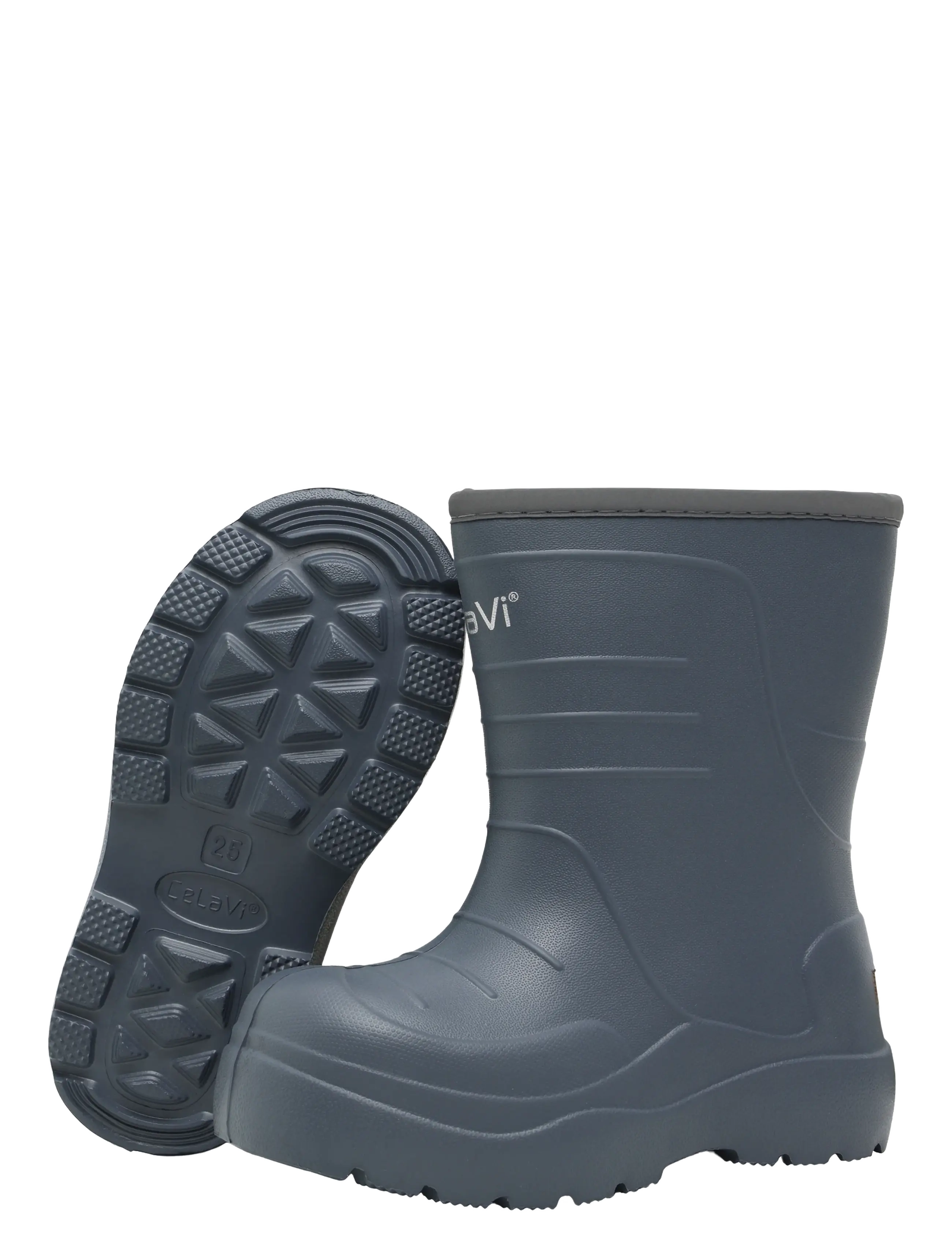 CeLaVi - Thermal Wellies - Embossed - gefütterte gummistiefel - stormy weather - 2