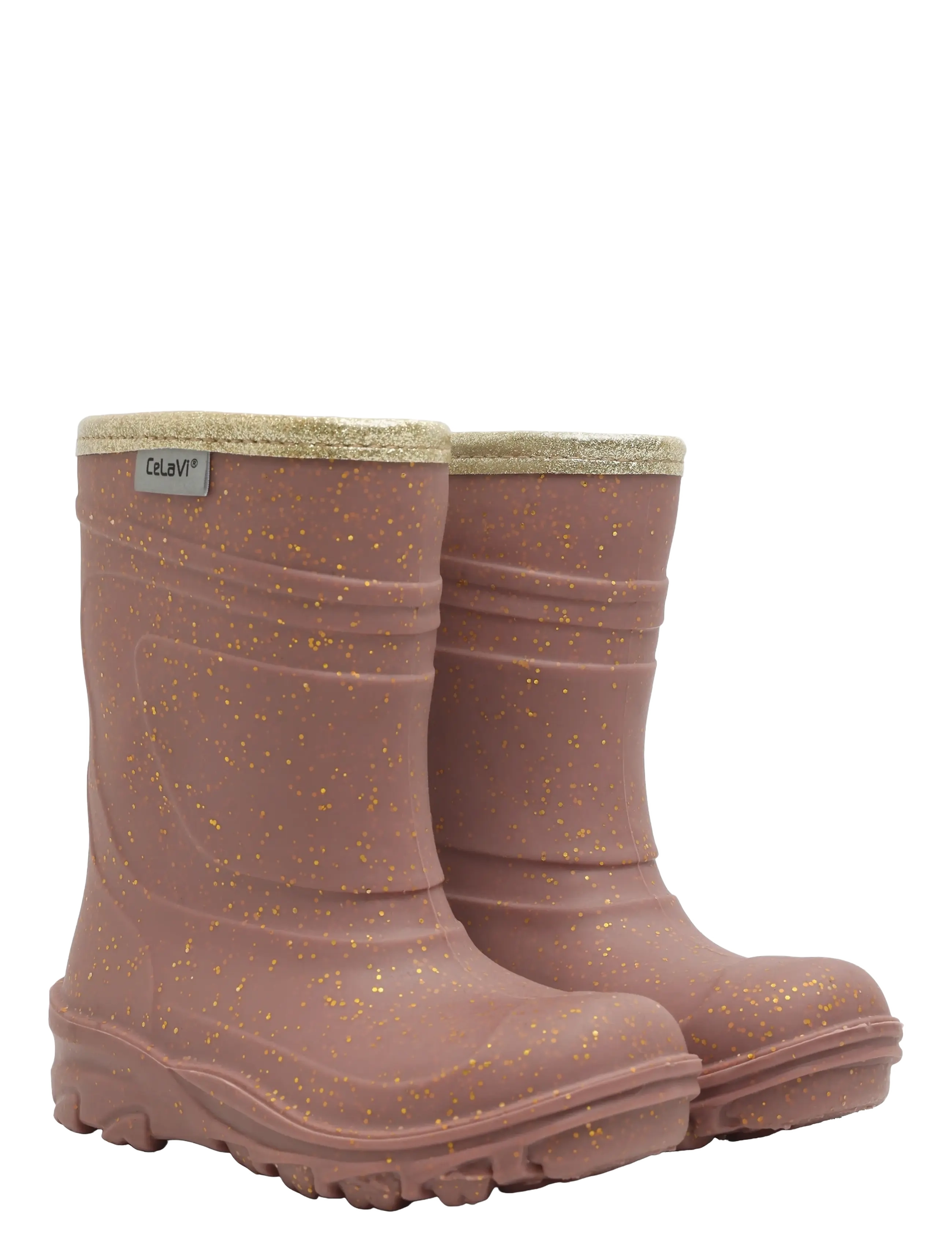 CeLaVi Thermal Wellies Tpr Embossed, 33, Rubberboots, Braun - High Kinder