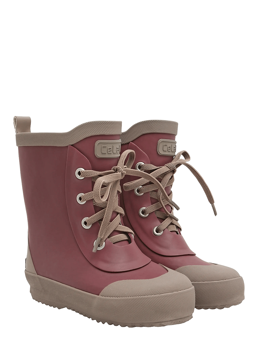 CeLaVi - Thermal Wellies w. wool lining - gumijas zābaki ar silto oderi - rose brown - 0