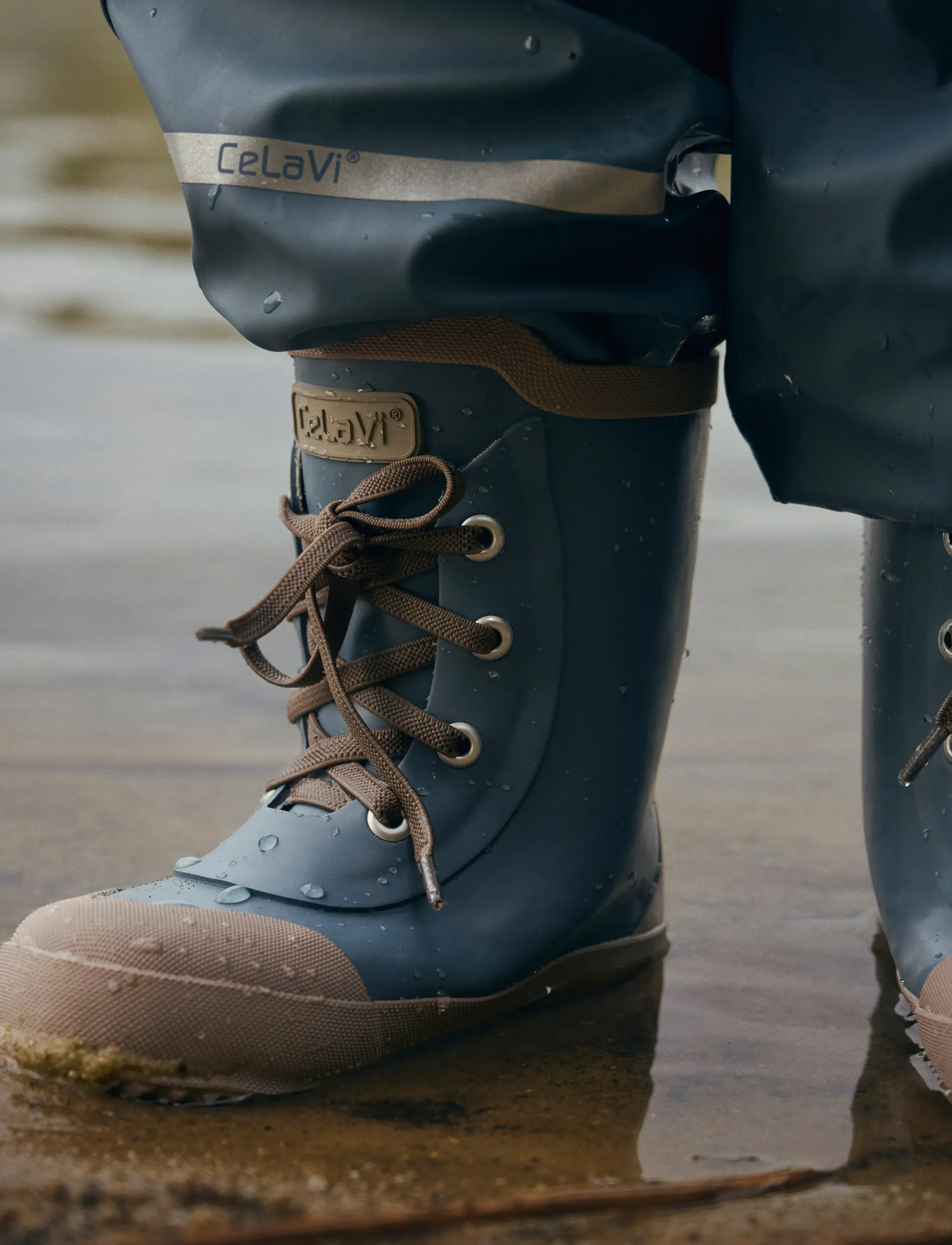 CeLaVi - Thermal Wellies w. wool lining - gefütterte gummistiefel - stormy weather - 4