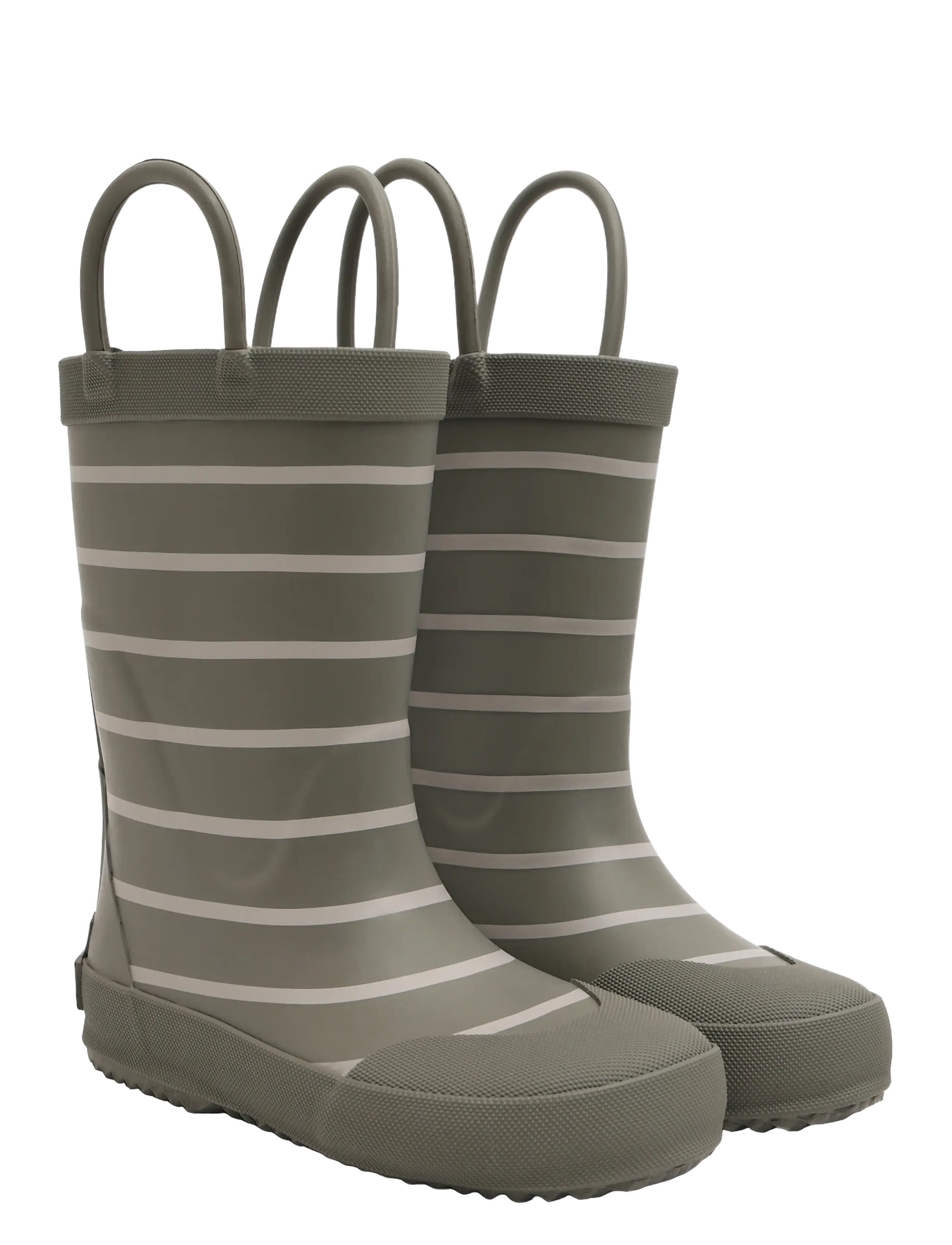 CeLaVi Wellies - Stripe - New Arrivals - MULLED BASIL / khaki/green