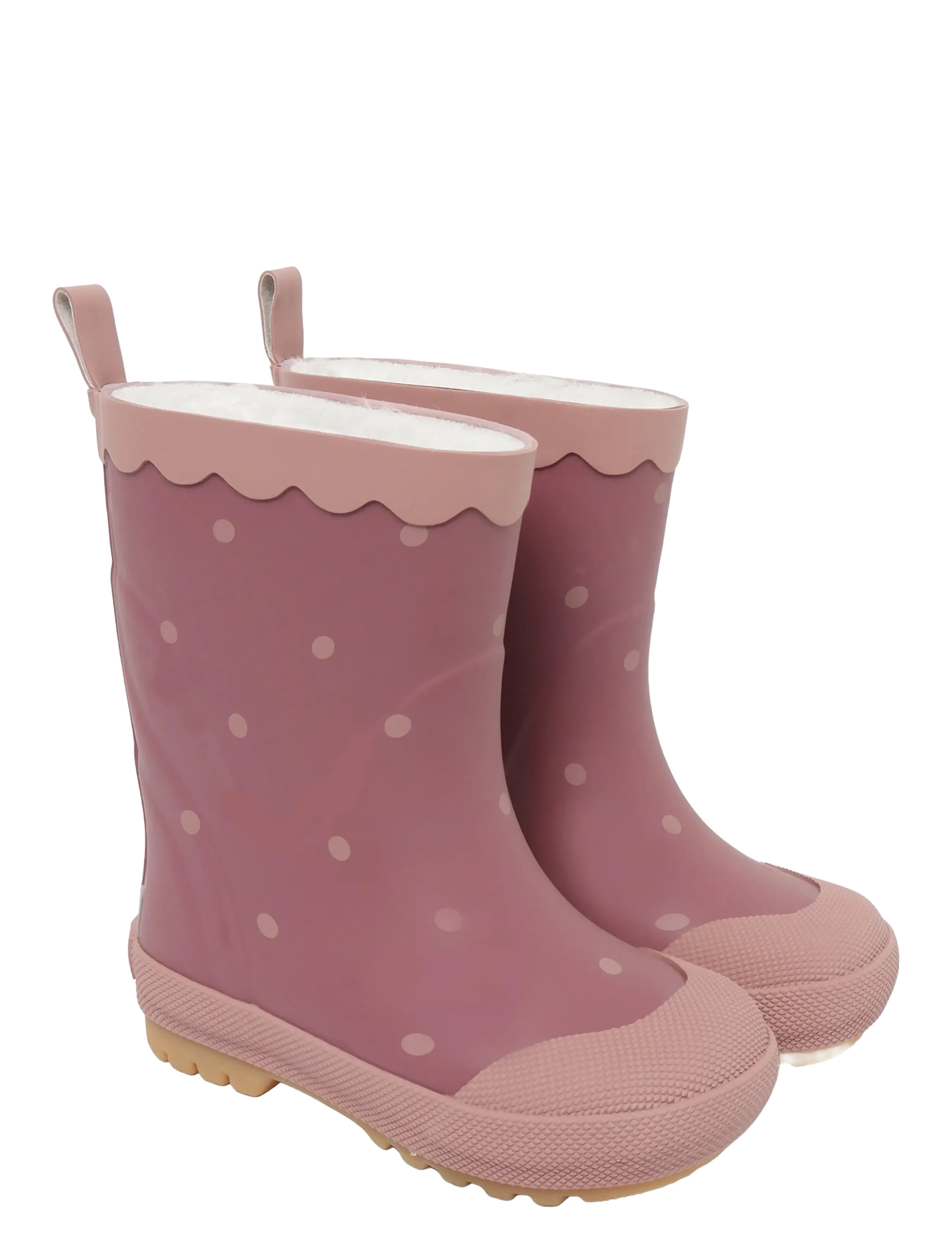 CeLaVi Thermal wellies w. lining - Höga gummistövlar - ROSE BROWN / pink/rose