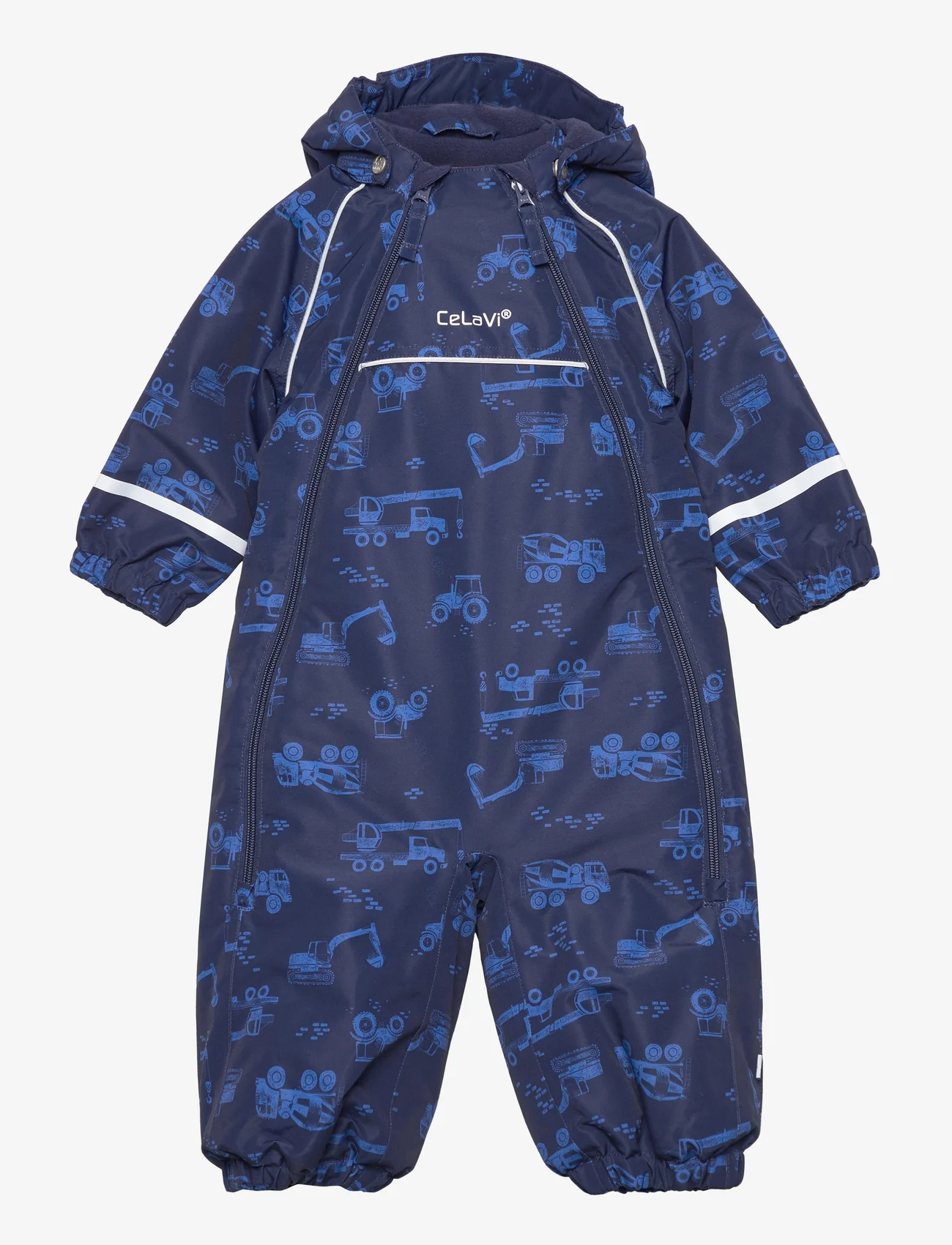 CeLaVi - Wholesuit - AOP, w. 2 zippers - snowsuit - pageant blue - 0