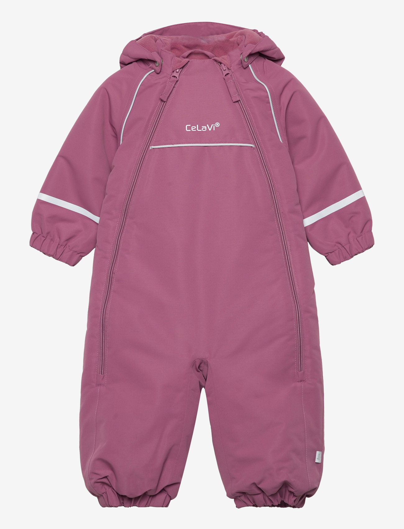CeLaVi - Wholesuit- SOLID, w. 2 zippers - mellow mauve - 0