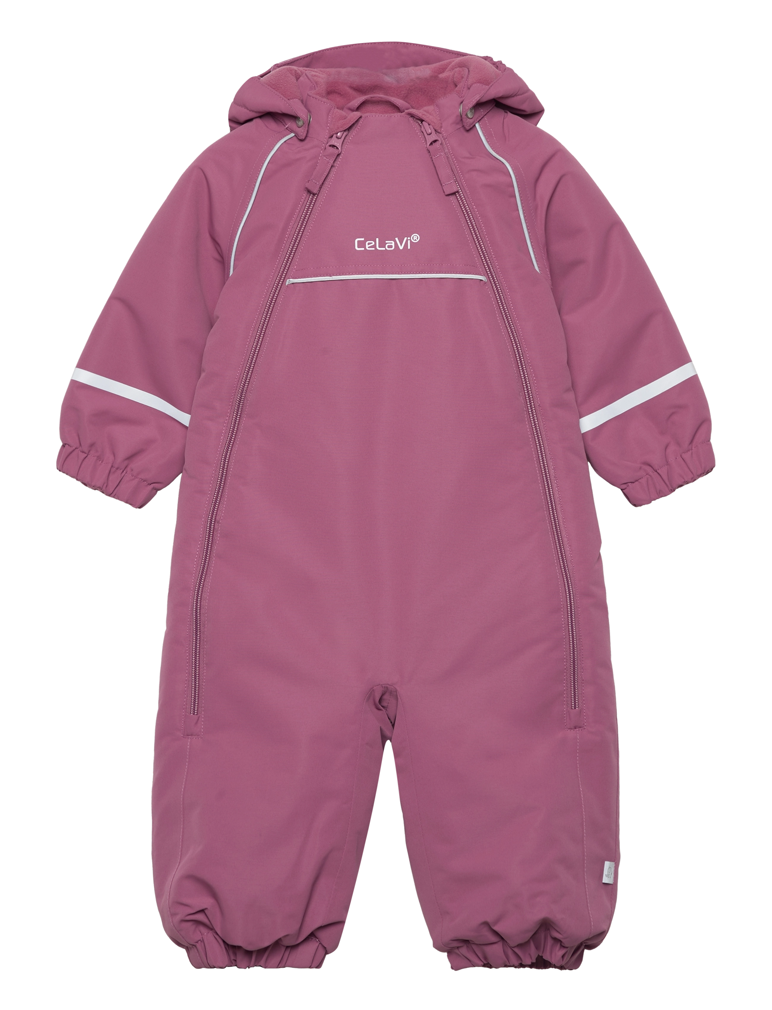 Wholesuit- SOLID, w. 2 zippers - MELLOW MAUVE