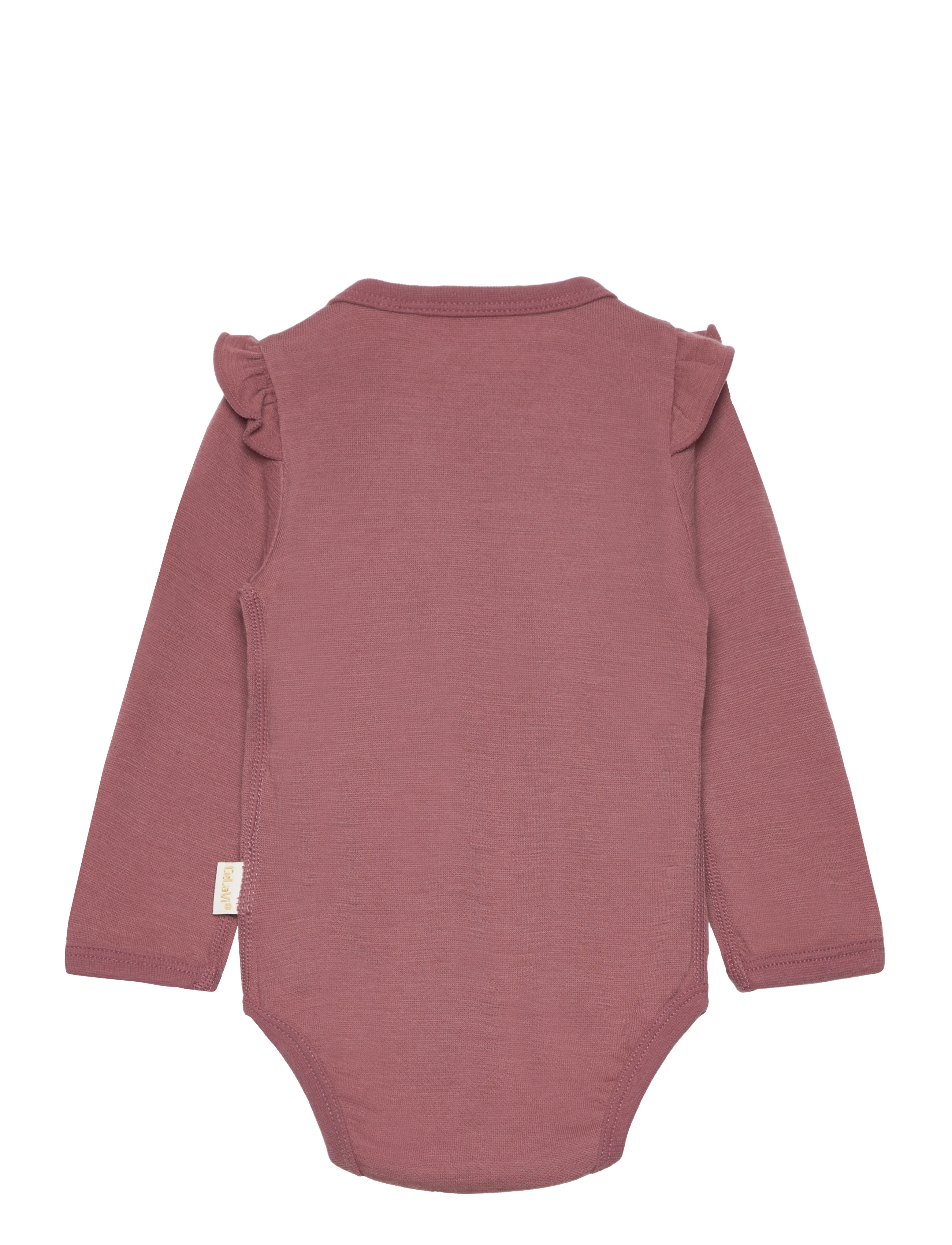 CeLaVi - Body LS, Solid w. Print - withered rose - 1