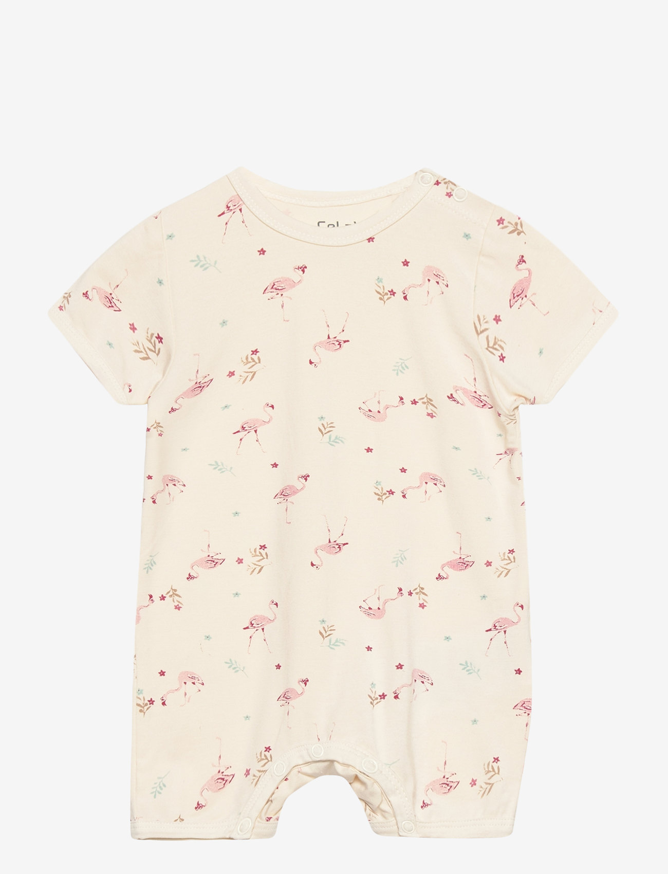 CeLaVi - Jumpsuit SS - AOP - brandied apricot - 0