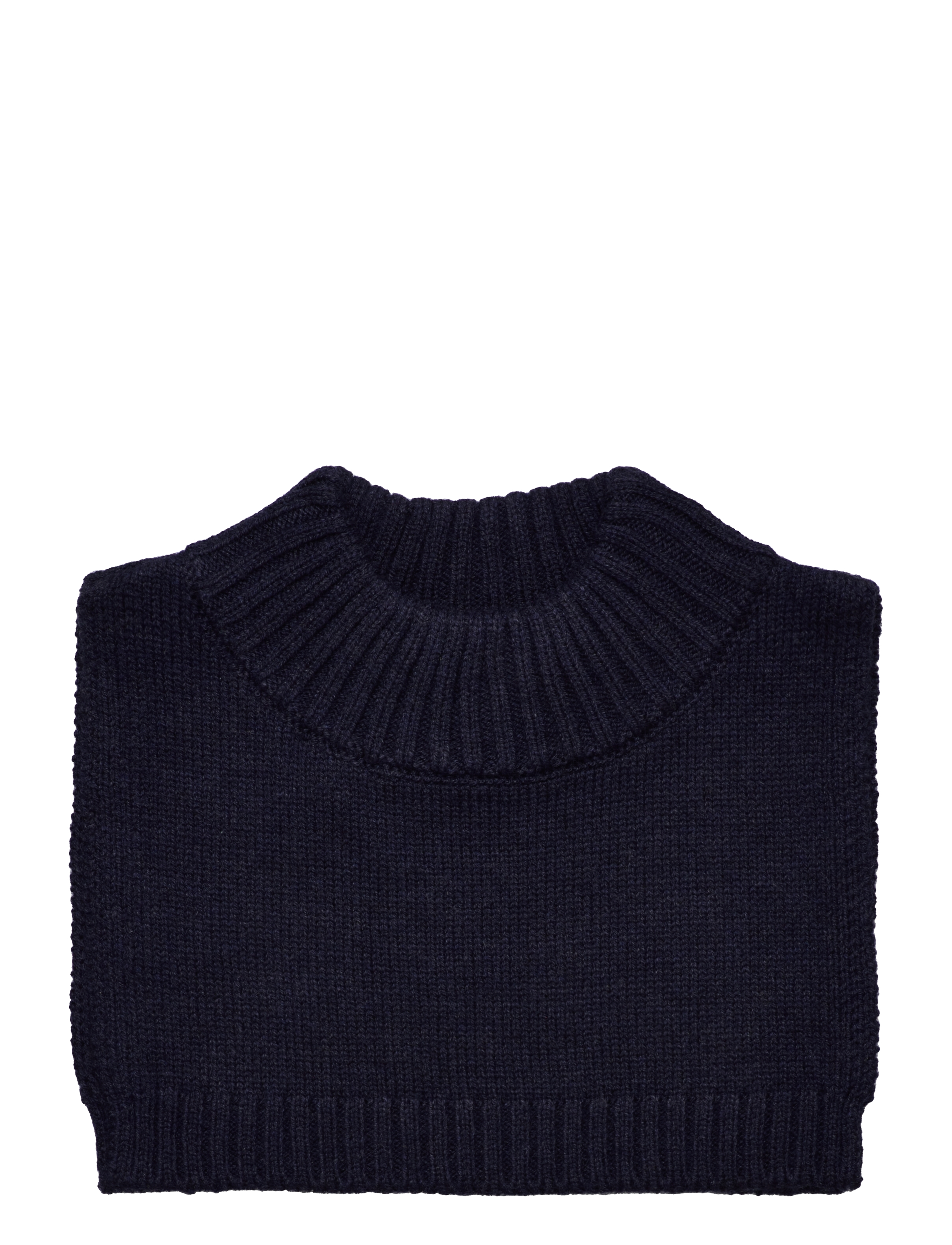 Neck Warmer - Knitted - NAVY MELANGE
