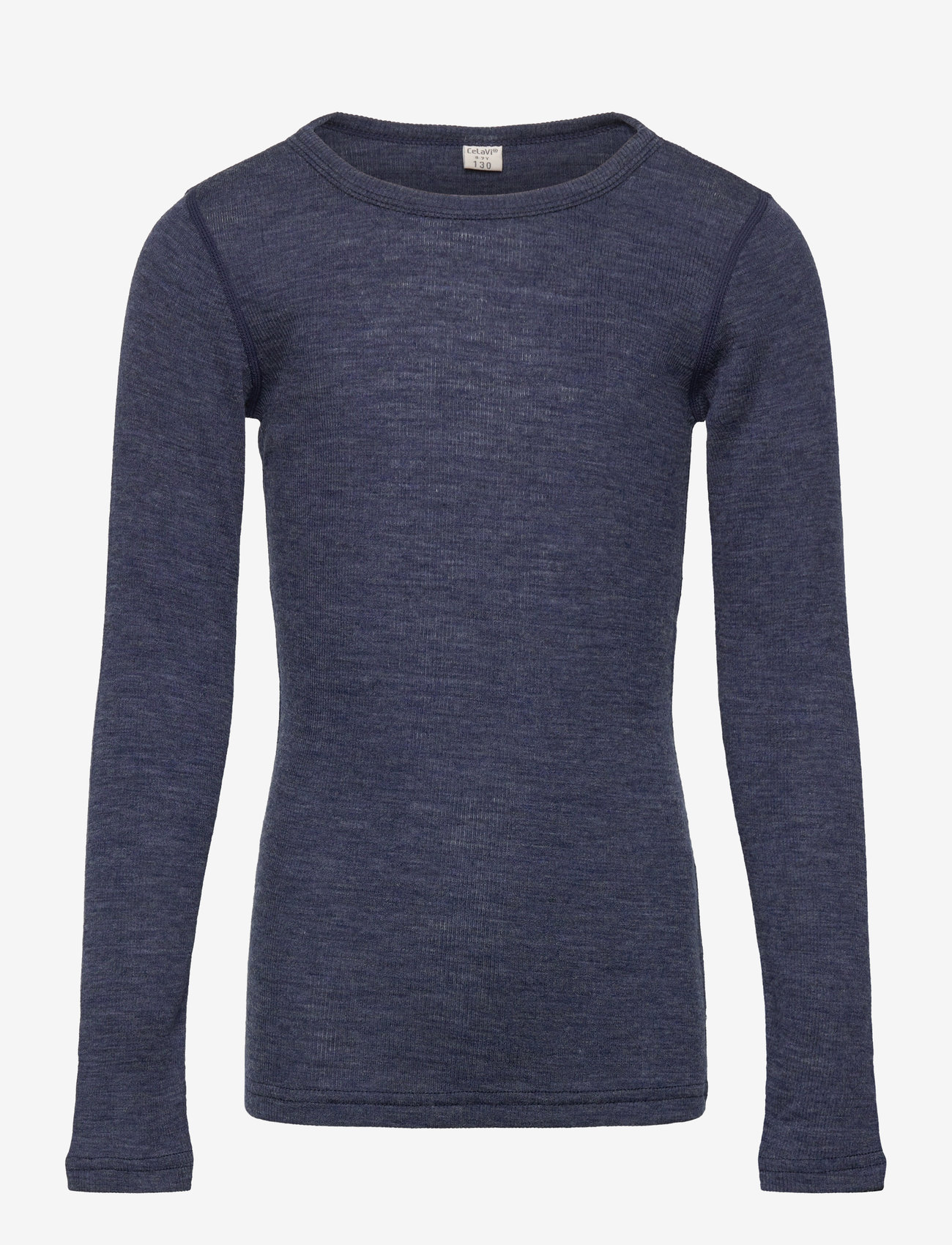 CeLaVi - Blouse LS - SOLID - naval academy melange - 0