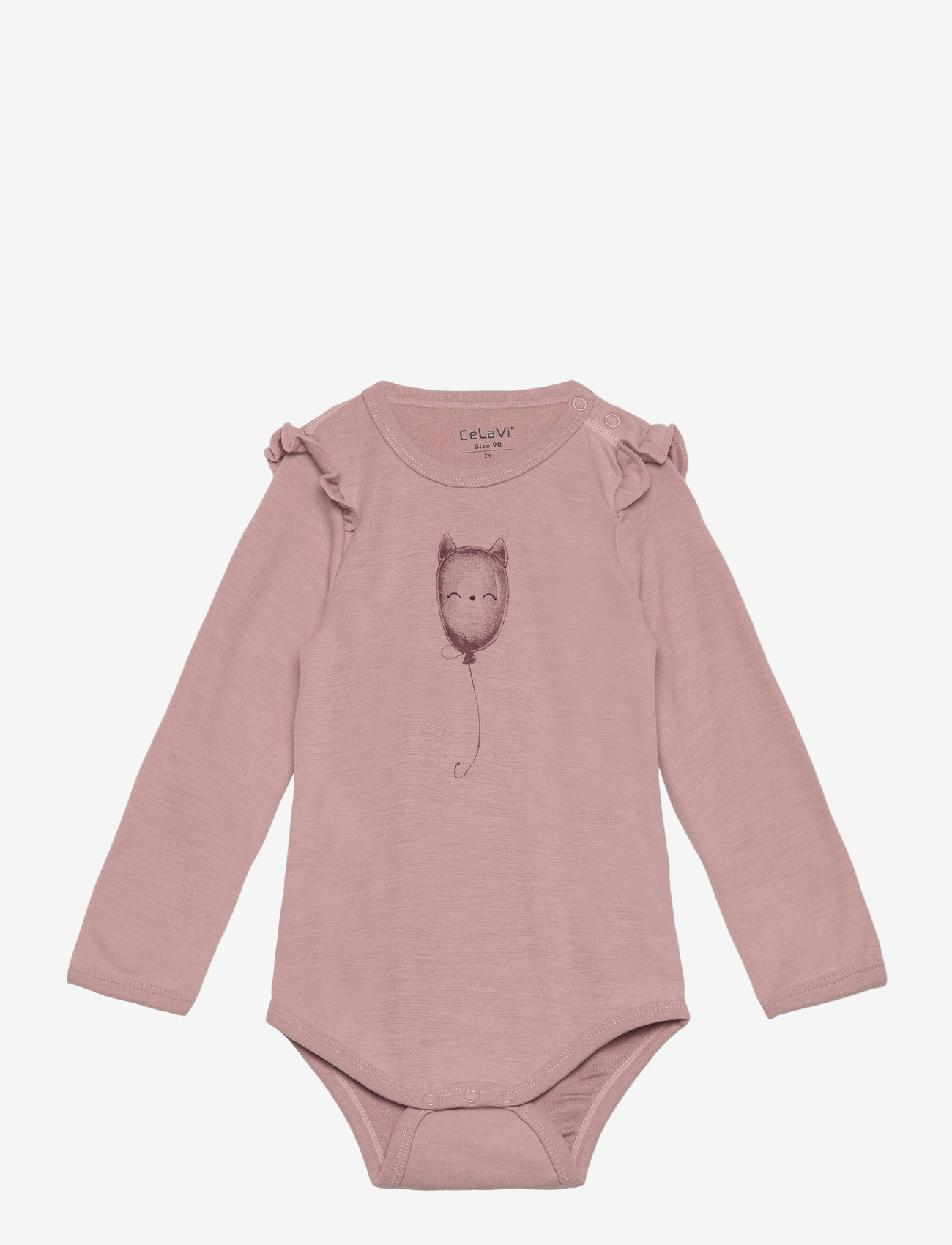 CeLaVi - Body LS, Solid w. Print - starling - 0